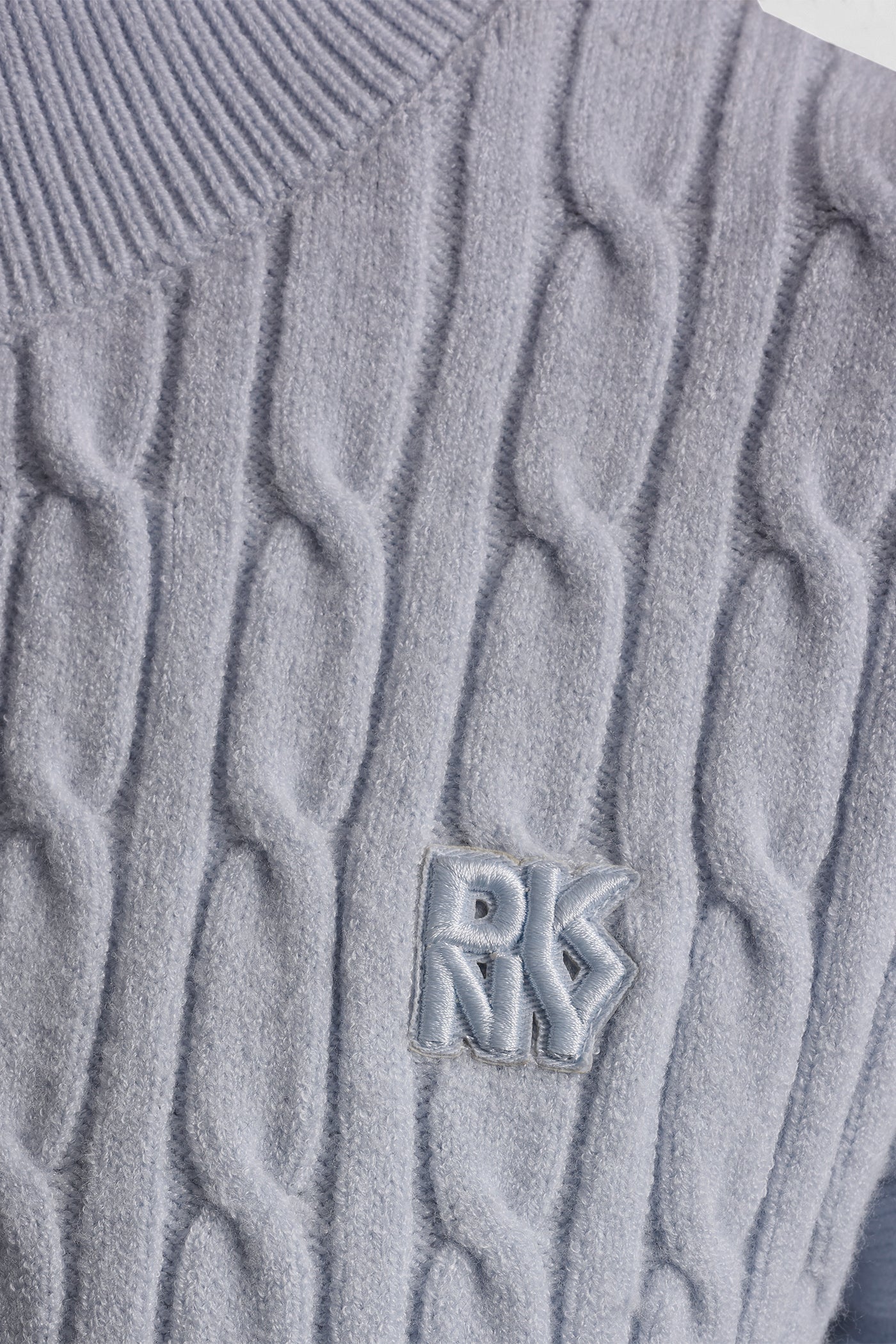 MOCK NECK DROP SHOULDER CABLE SWEATER VIEW 5 | Gifts Under $50