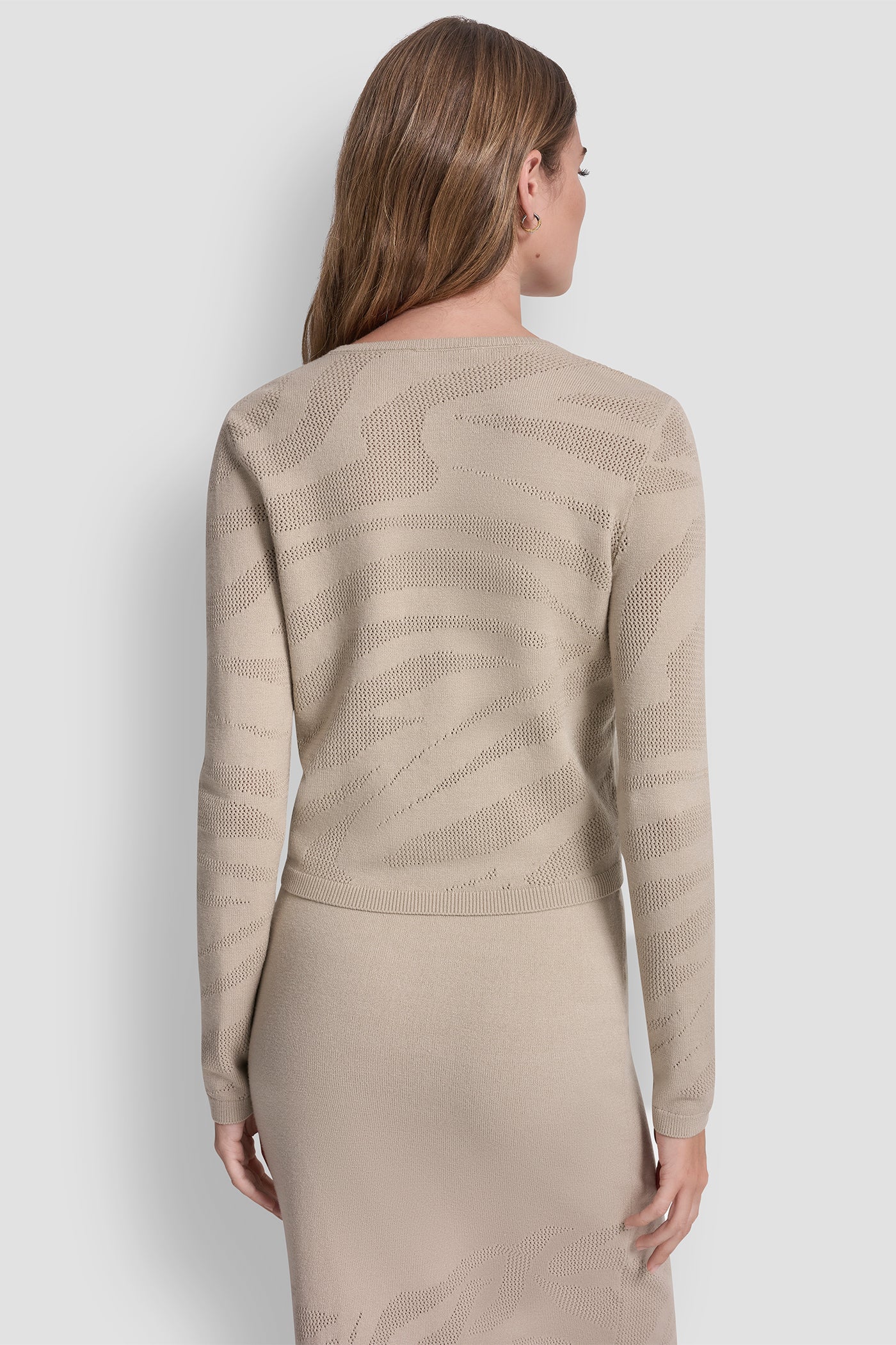 ZEBRA POINTELE SWEATER VIEW 3