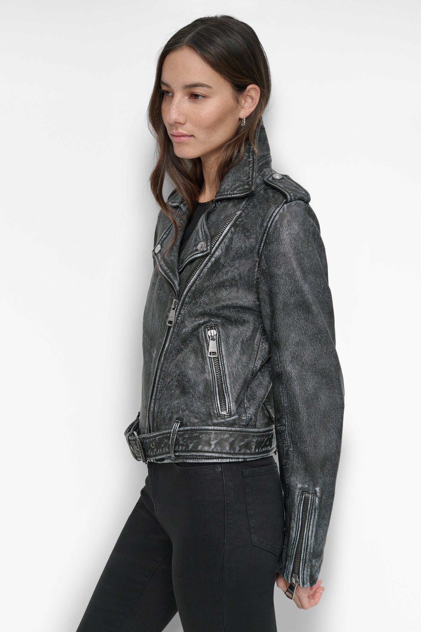 MOTO LEATHER JACKET VIEW 3 | Not Clearance or Preorder