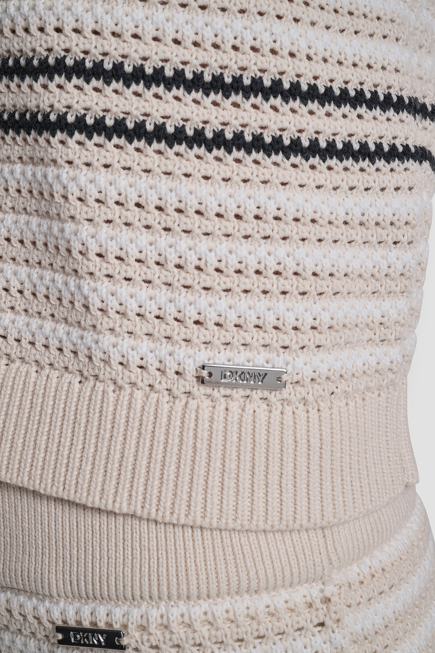 STRIPED POINTELLE STITCH SWEATER VIEW 5 | The Vacation Edit