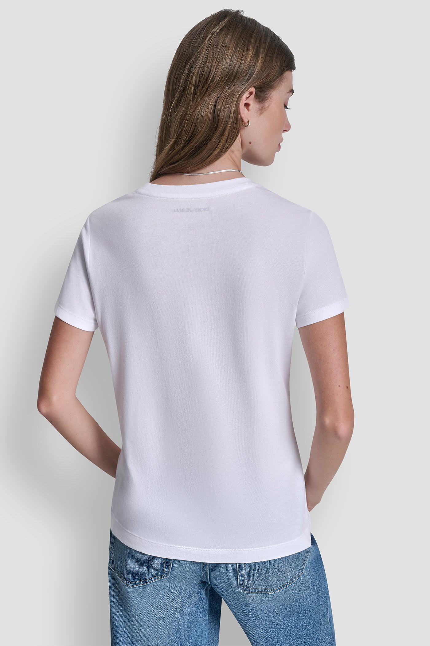Dkny Jeans Stacked Rhinestone Tee | DKNY