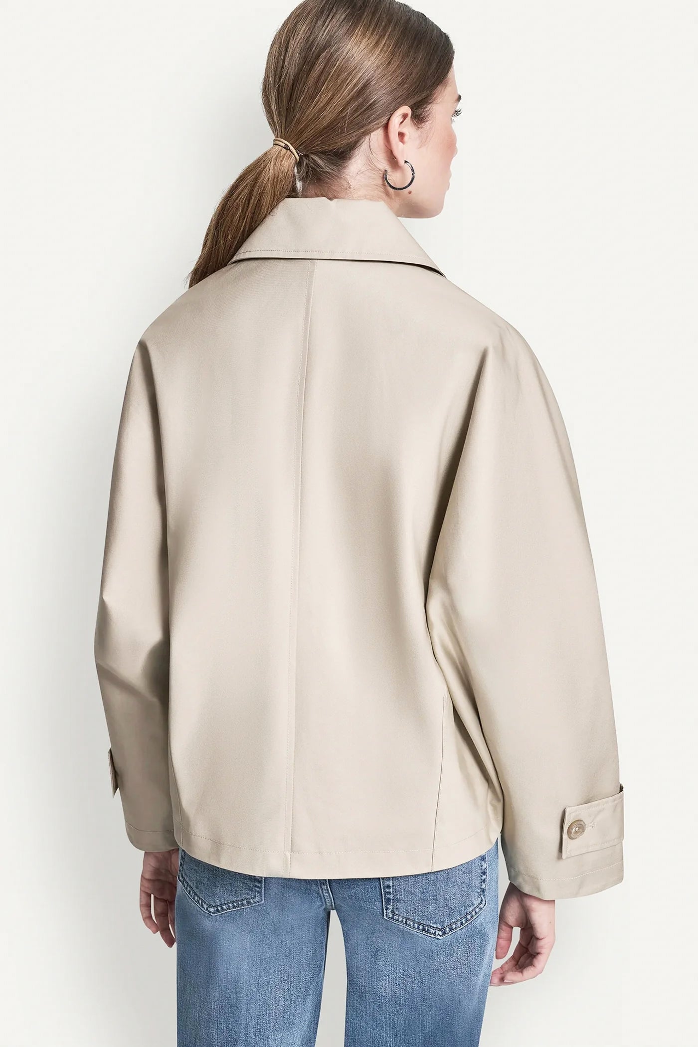 Single Breasted Military Short Trench | Trench | DKNY