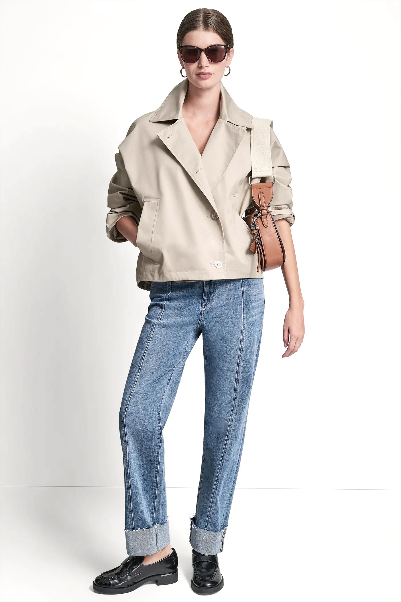 SINGLE-BREASTED MILITARY SHORT TRENCH VIEW 8 | 9-5 Edit