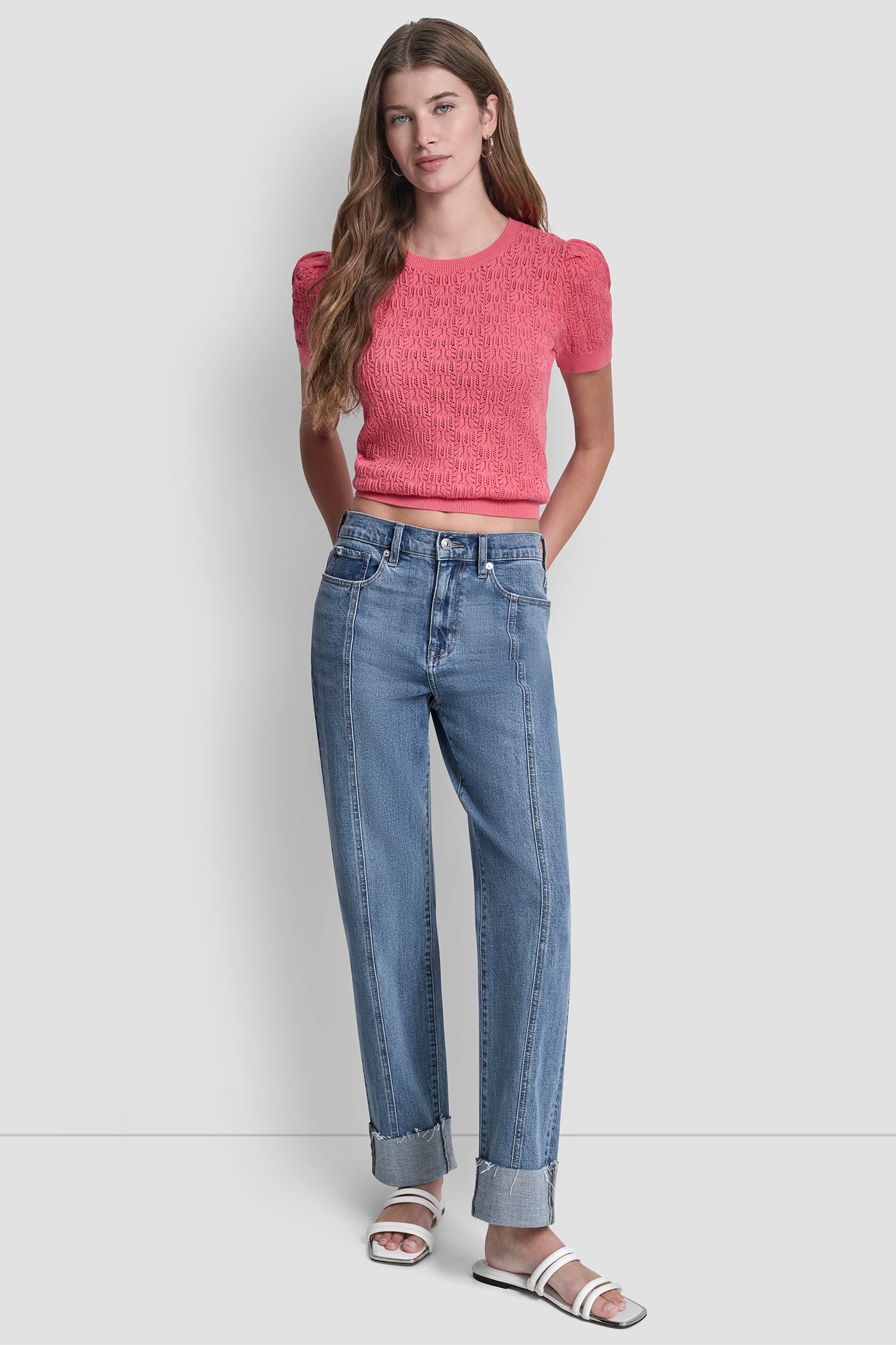 HIGH-RISE CLASSIC STRAIGHT LEG WITH CUFF VIEW 5