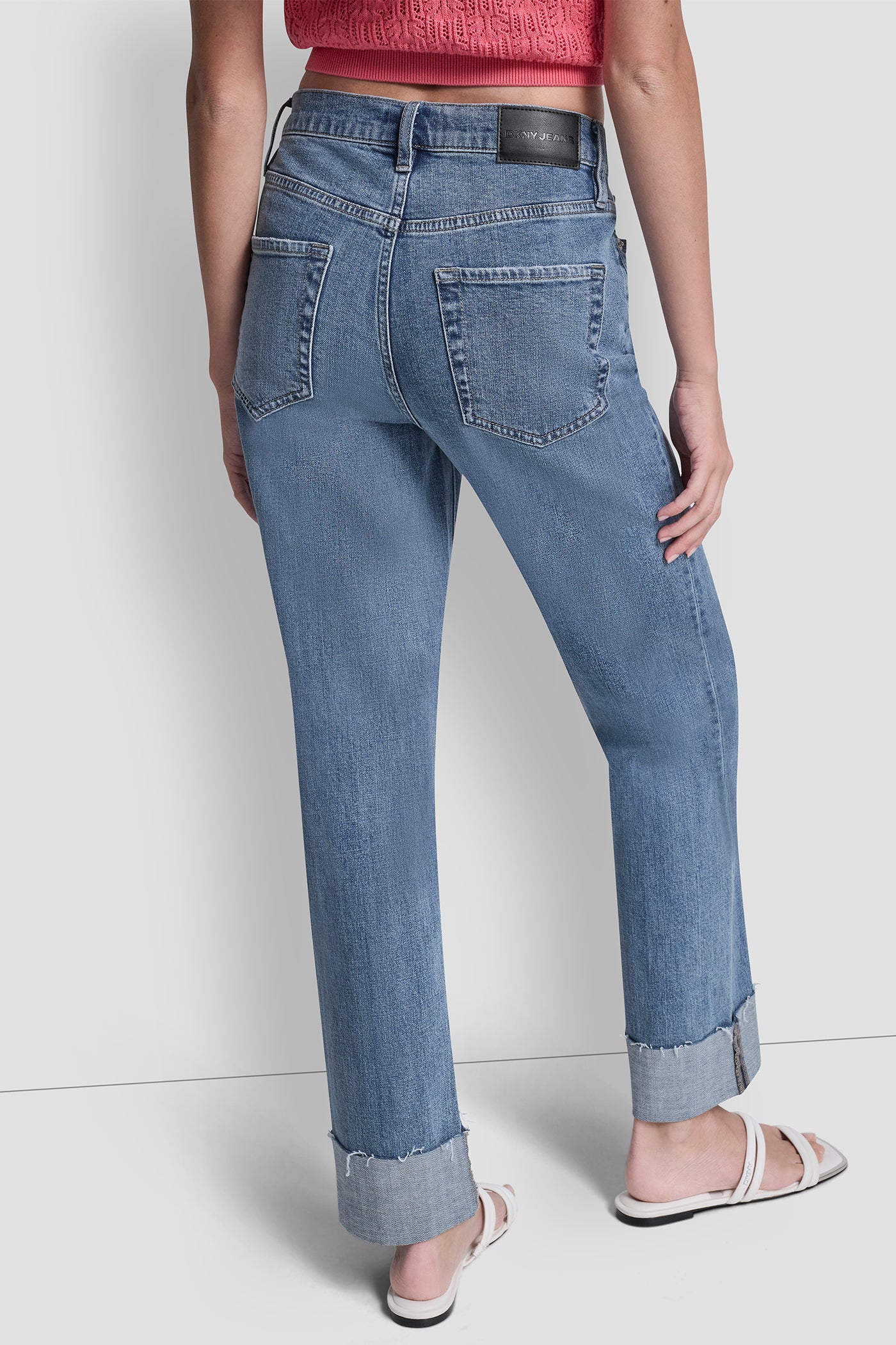 HIGH-RISE CLASSIC STRAIGHT LEG WITH CUFF VIEW 3