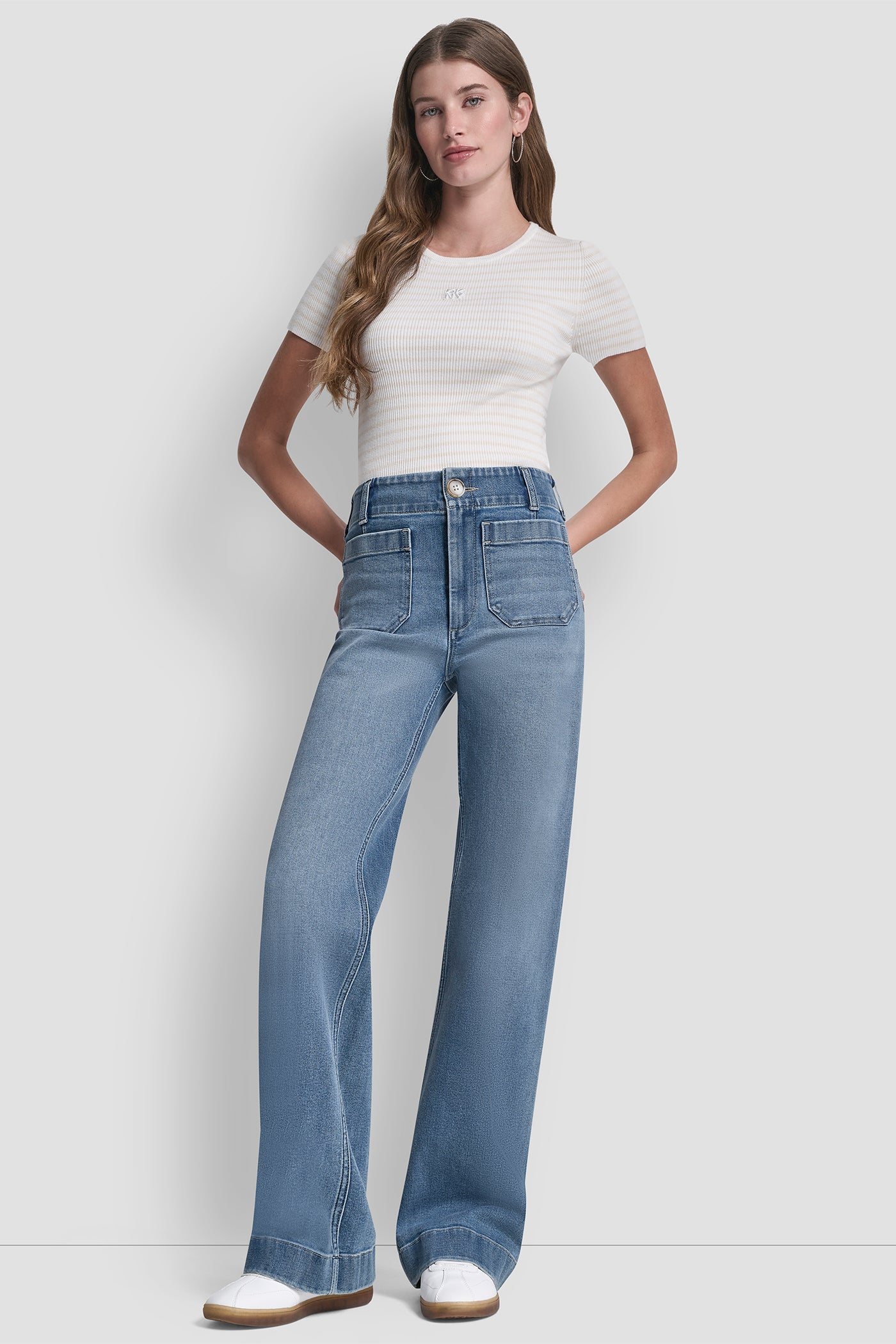 HIGH RISE WIDE LEG WITH PATCH POCKETS VIEW 5 | Under $100