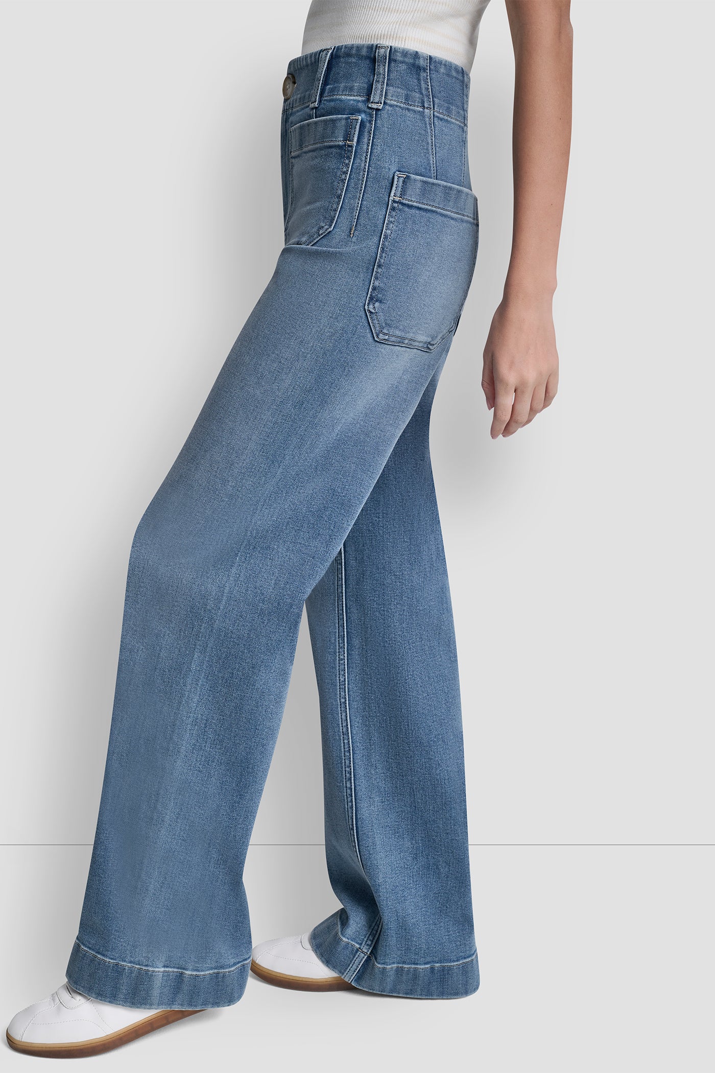 HIGH RISE WIDE LEG WITH PATCH POCKETS VIEW 4 | Under $100