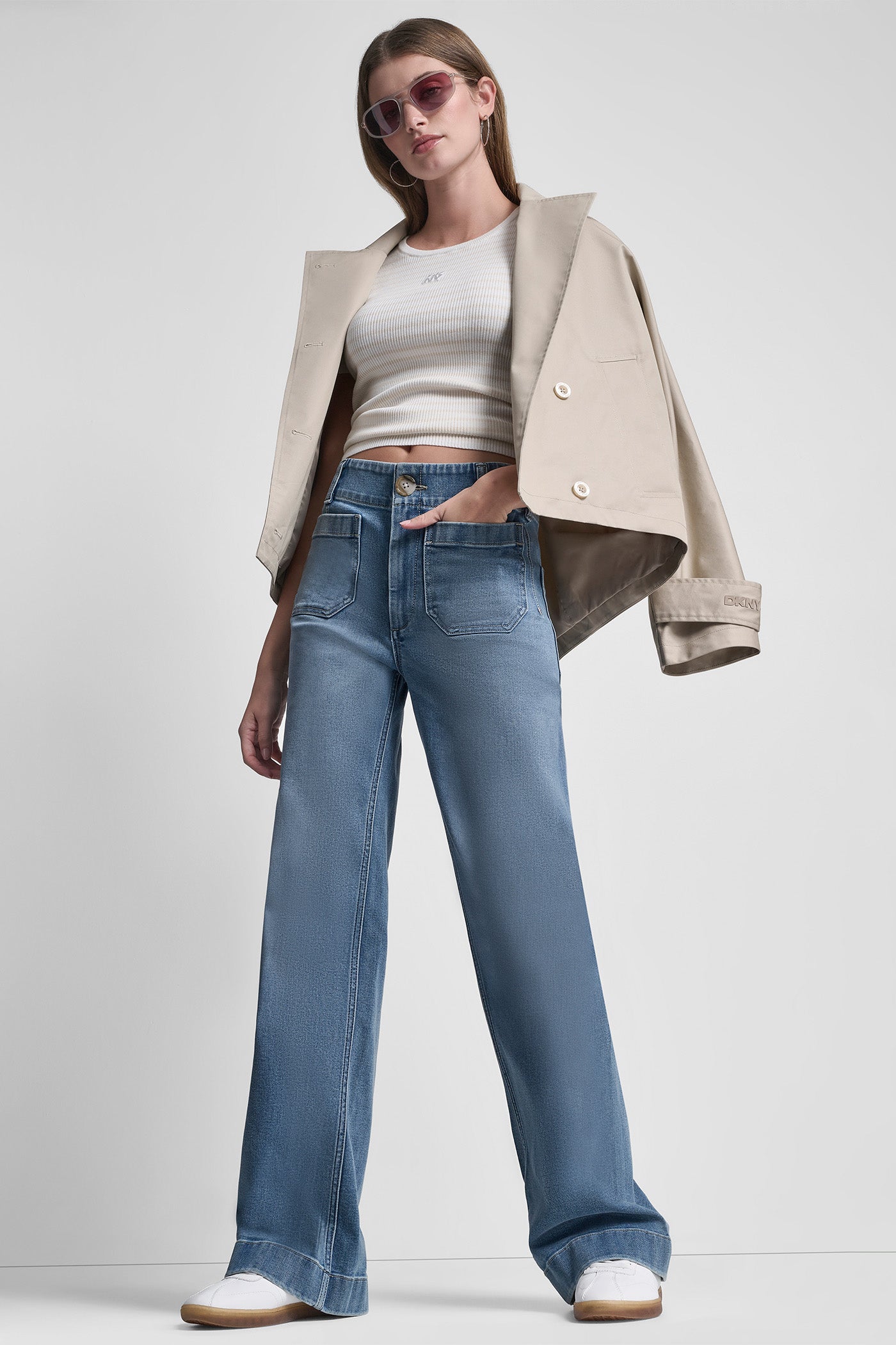 HIGH RISE WIDE LEG WITH PATCH POCKETS VIEW 7 | Under $100