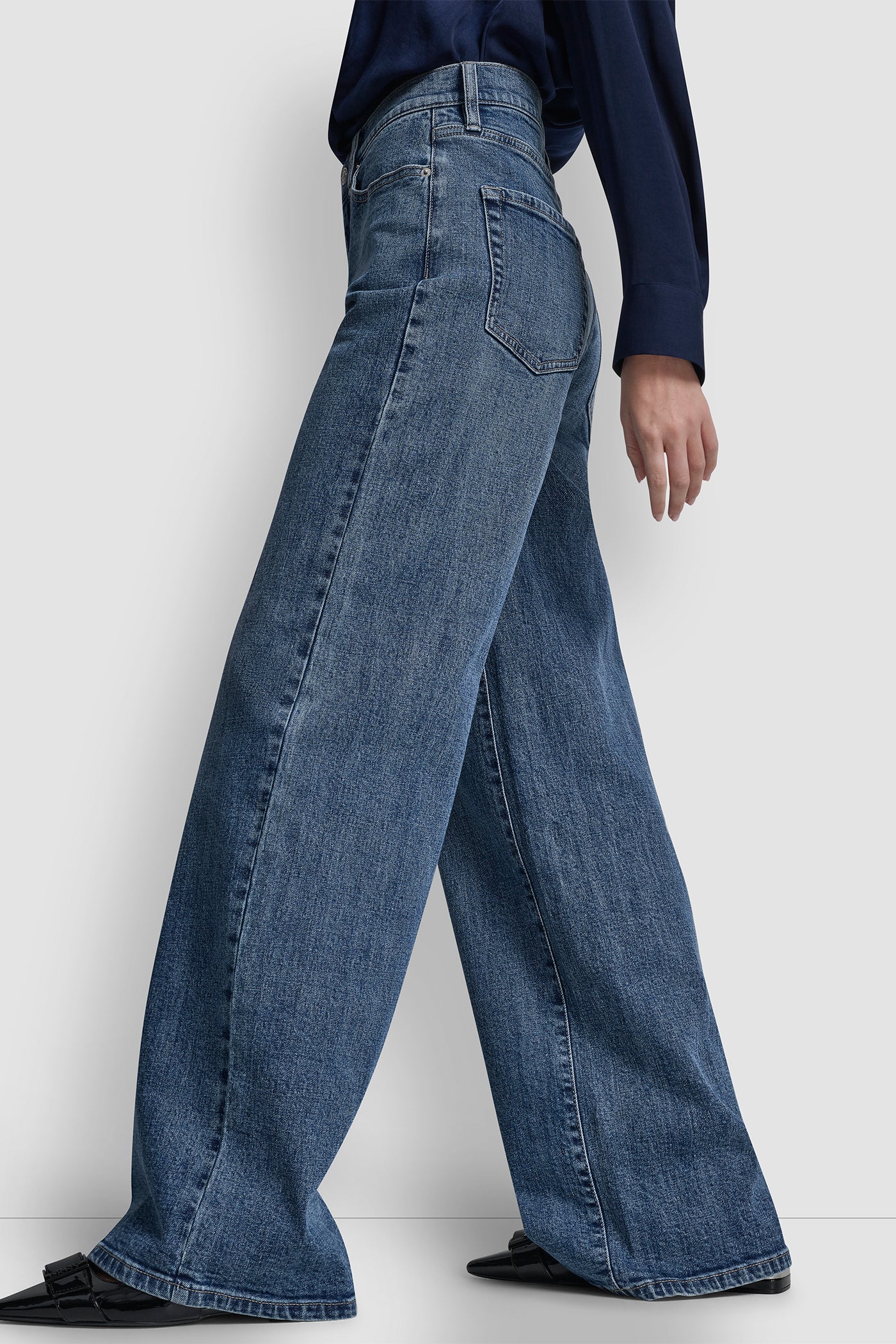 HIGH RISE TAILORED WIDE LEG VIEW 4 | SELECT STYLES