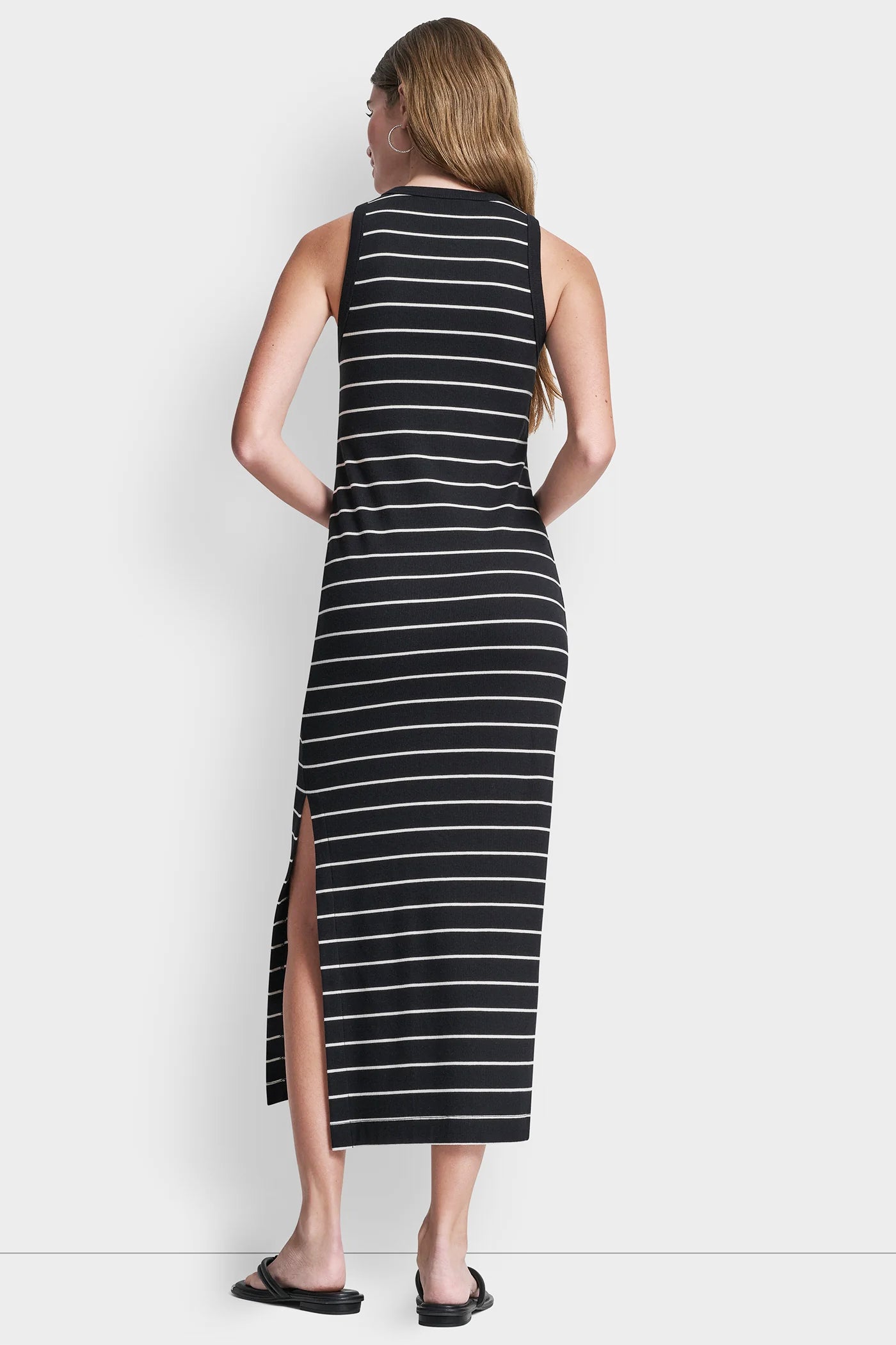 RIBBED TANK MAXI DRESS VIEW 3 | SALE CLOTHING