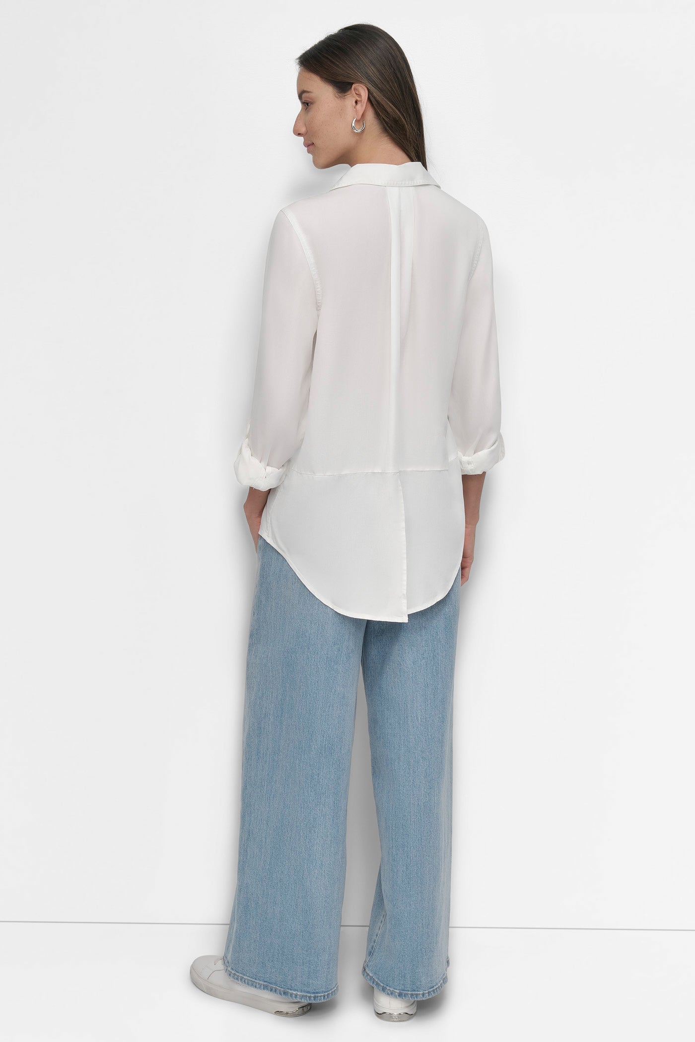 White THE LIVE-IN SHIRT, BACK VIEW | Summer Essentials