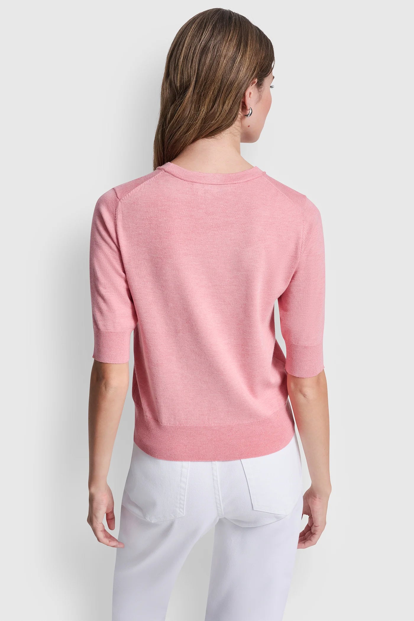 ELBOW SLEEVE CREW NECK SWEATER VIEW 3 | SALE CLOTHING