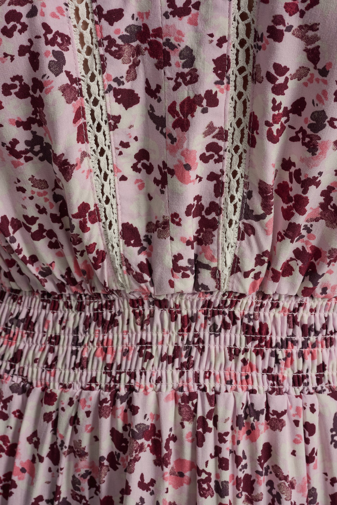 SMOCKED WAIST V-NECK DRESS VIEW 7 | Dresses & Jumpsuits