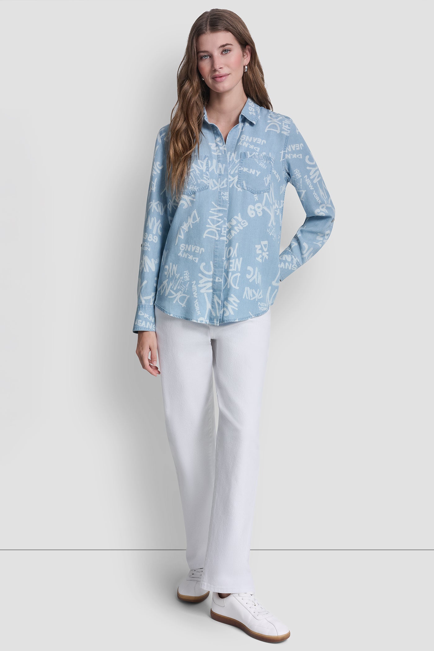 GARMENT DYE SPLIT BACK SHIRT VIEW 5 | Clothing