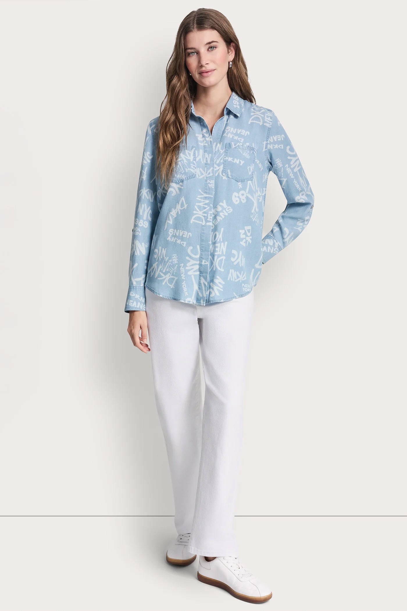 GARMENT DYE SPLIT BACK SHIRT VIEW 5 | SALE