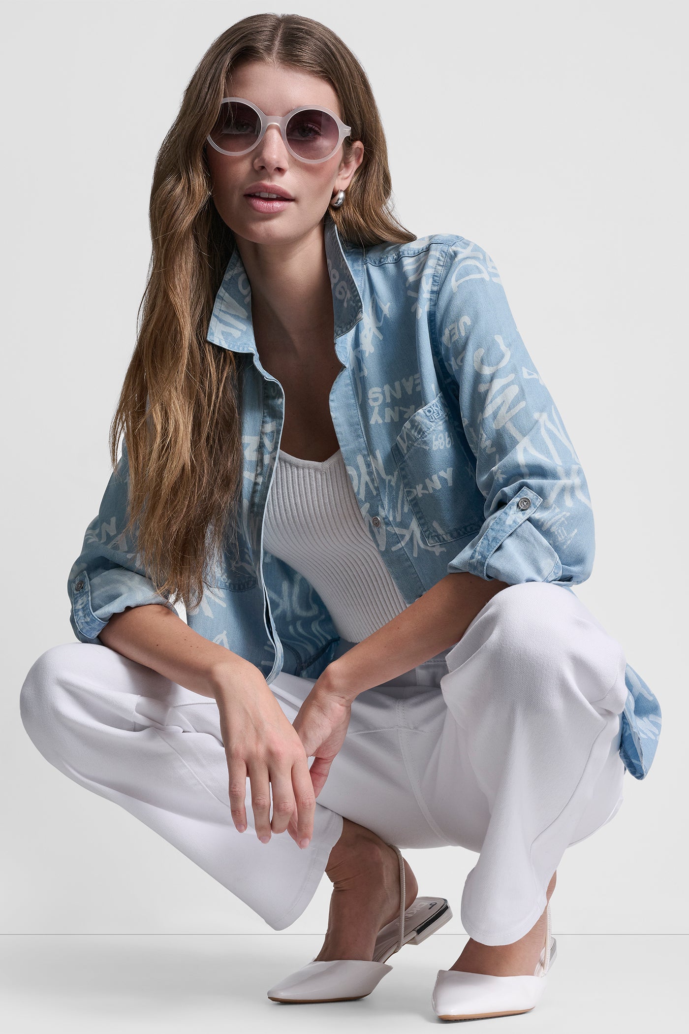 GARMENT DYE SPLIT BACK SHIRT VIEW 6 | Clothing