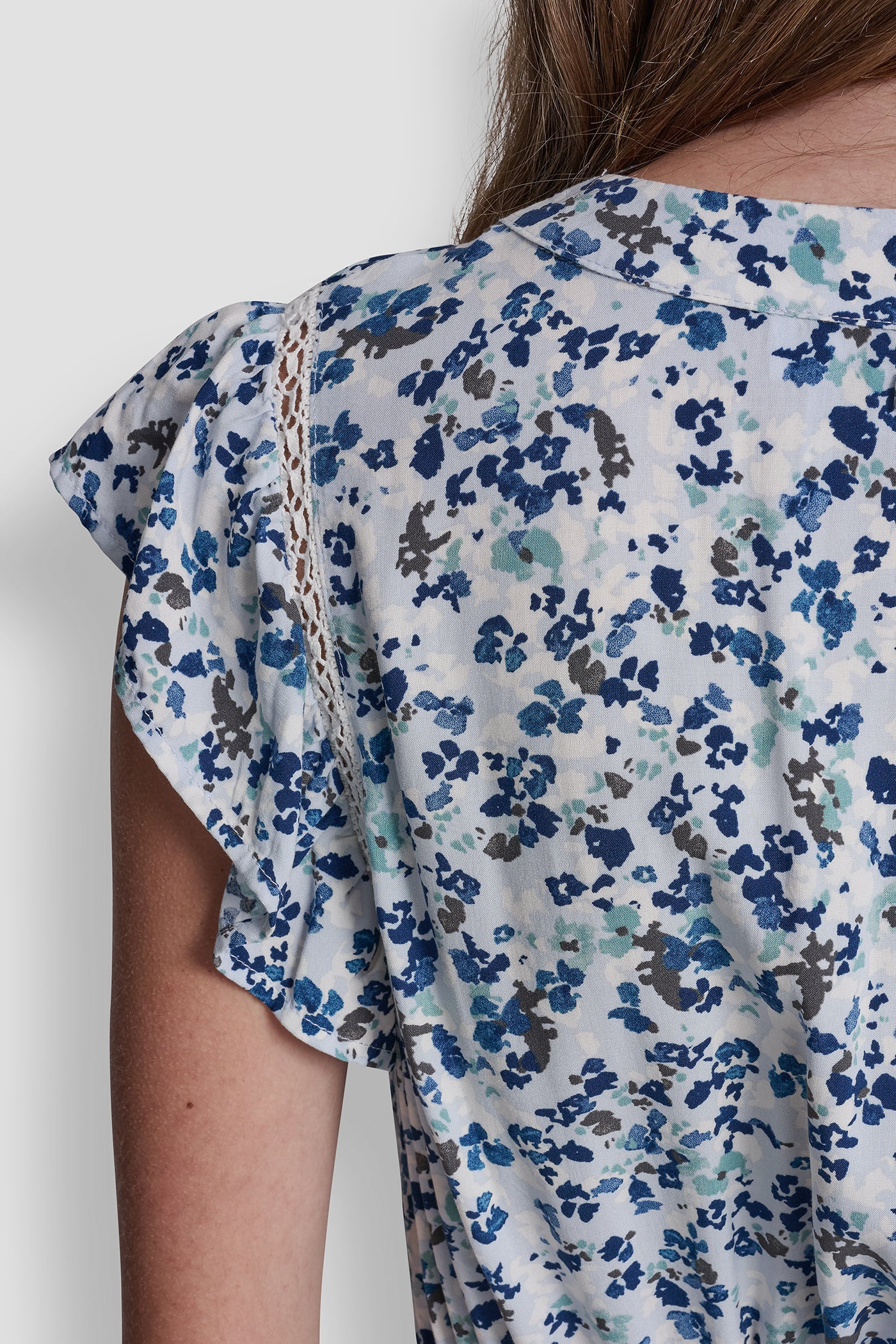 SMOCKED WAIST V-NECK DRESS VIEW 5 | The Vacation Edit