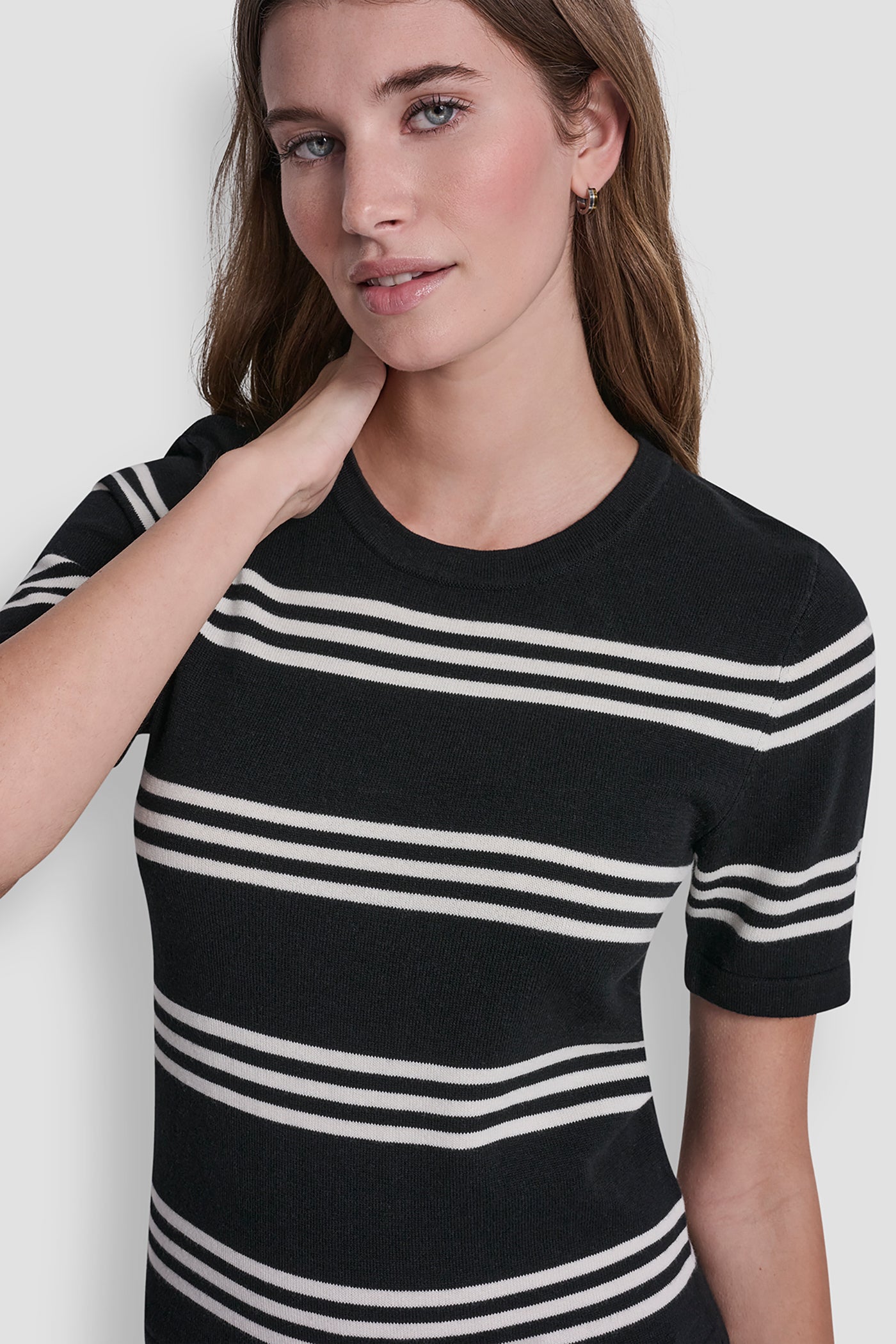 ELBOW SLEEVE STRIPED SWEATER VIEW 7 | Spring 2026