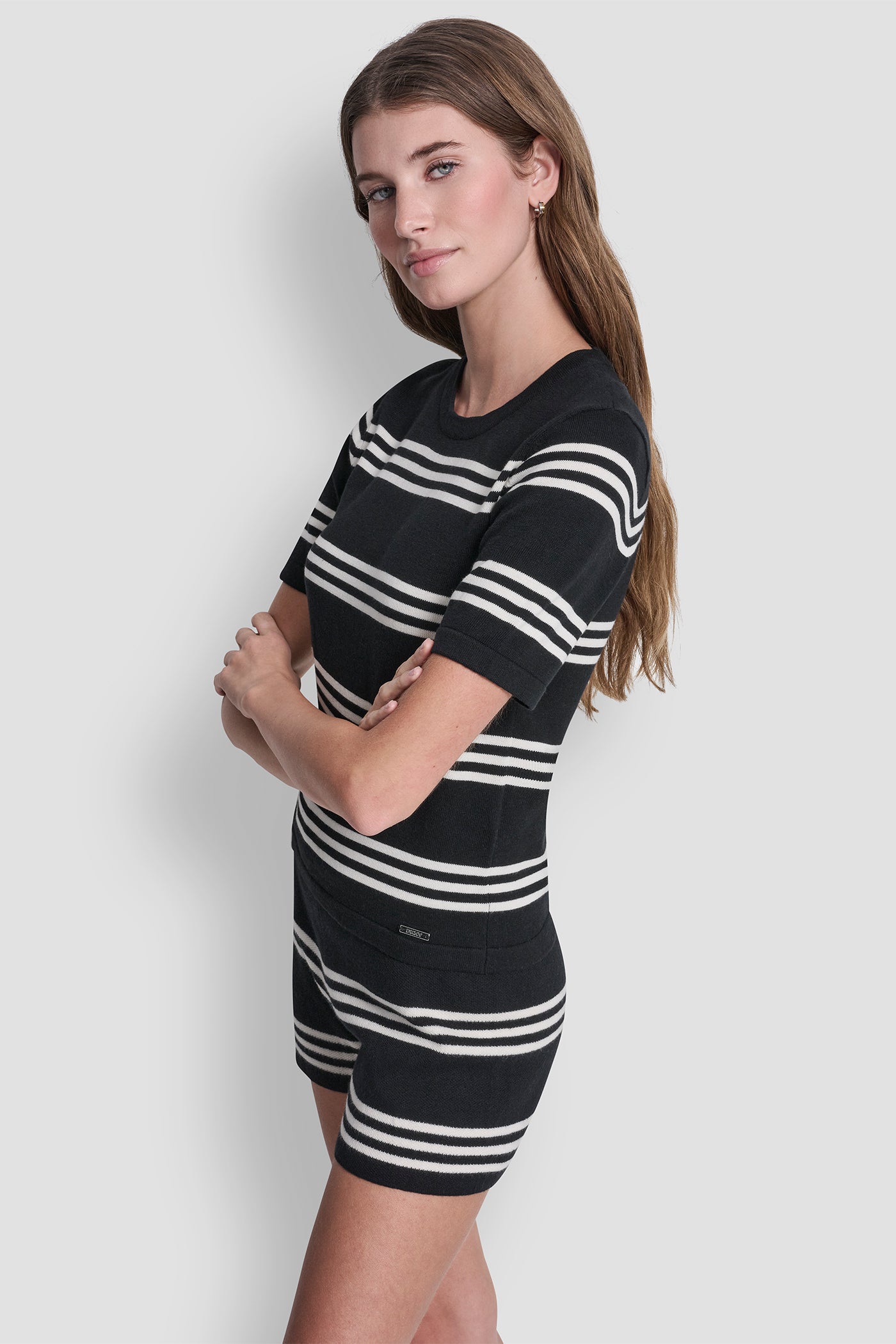 ELBOW SLEEVE STRIPED SWEATER VIEW 5 | Spring 2026