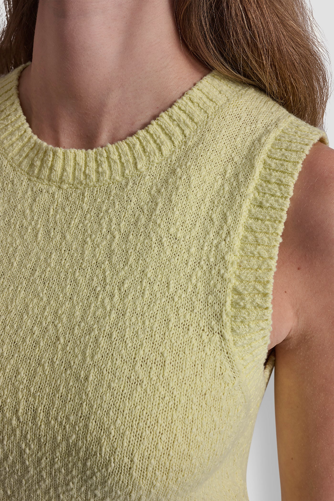 CREW NECK SLEEVELESS SWEATER VIEW 5 | The Vacation Edit