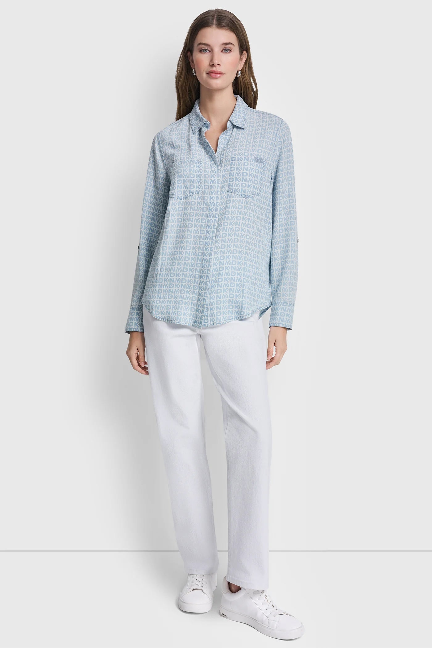 GARMENT DYE SPLIT BACK SHIRT VIEW 5 | MUST-HAVES