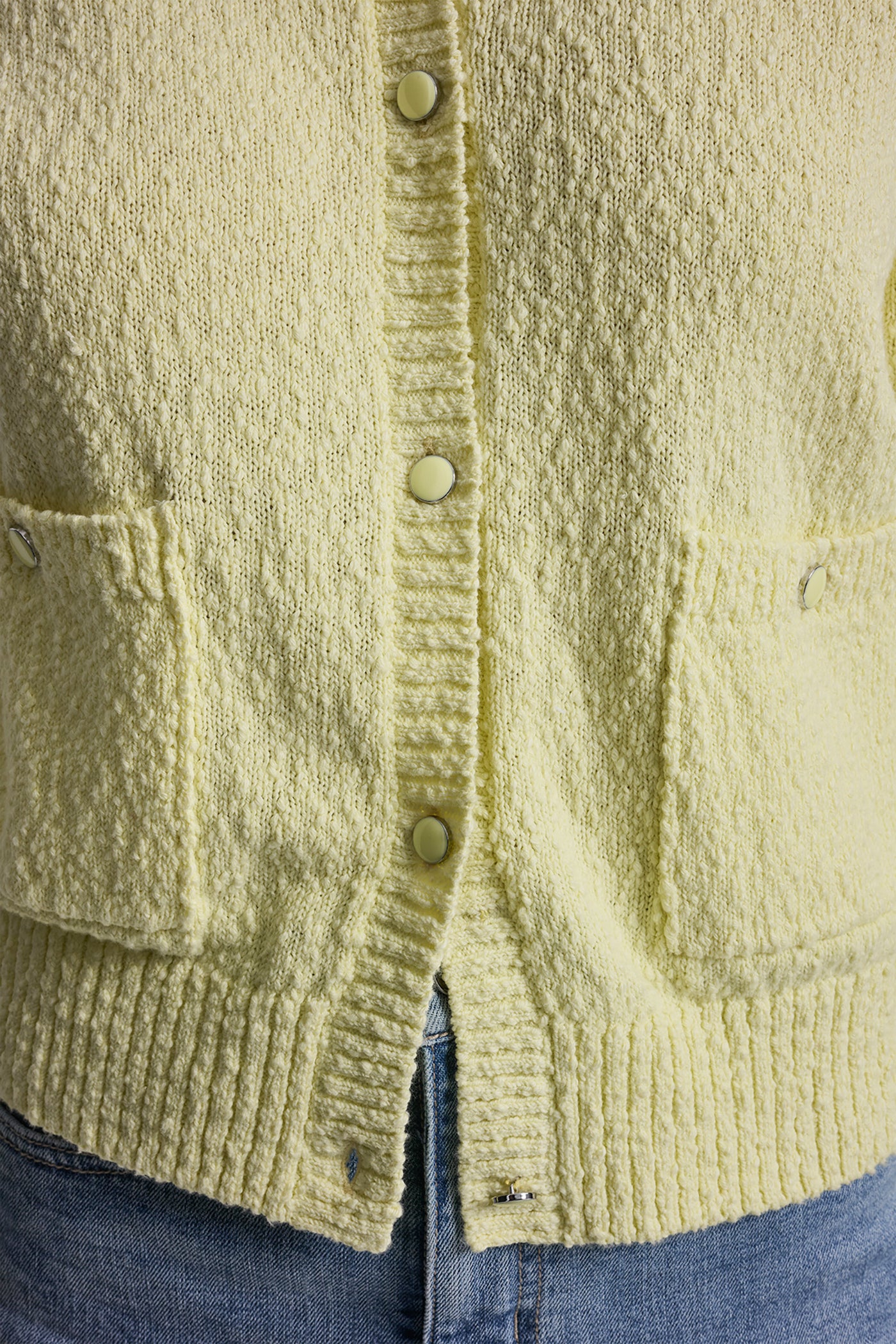 CREW NECK CARDIGAN WITH PATCH POCKETS VIEW 8 | SPRING 2026