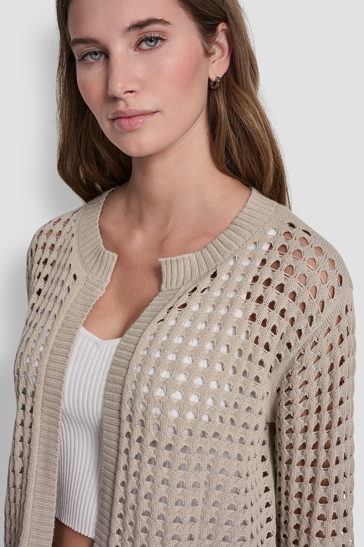 OPEN-STITCH CARDIGAN VIEW 5 | Clothing
