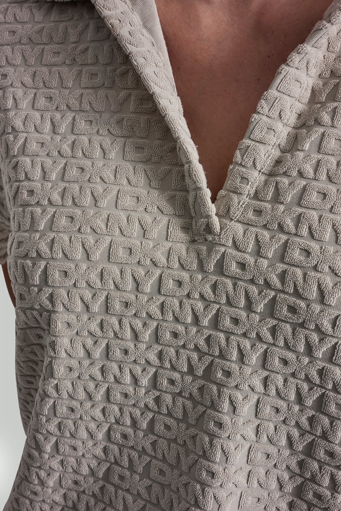 LOGO JACQUARD BOXY POLO TEE VIEW 6 | Tees & Tanks