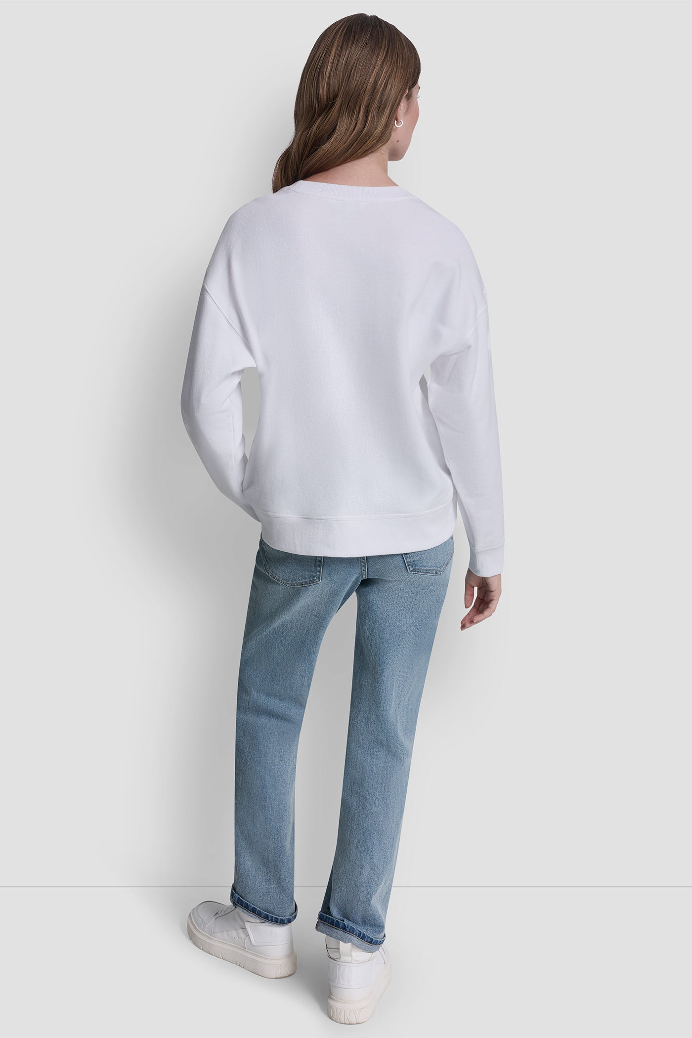 Dkny Rhinestone Taxi Logo Sweatshirt | DKNY