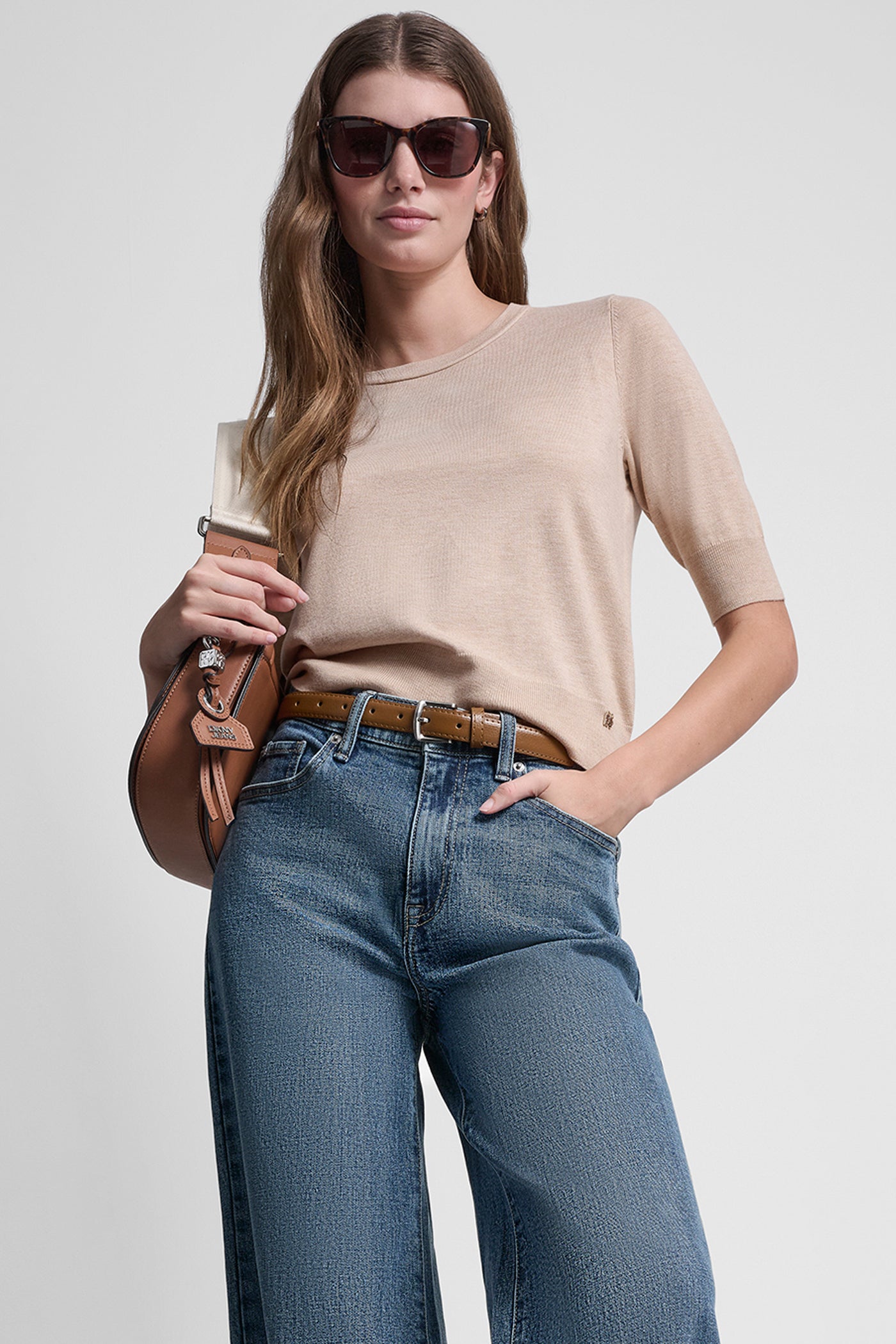 ELBOW SLEEVE CREW NECK SWEATER VIEW 6 | All Products