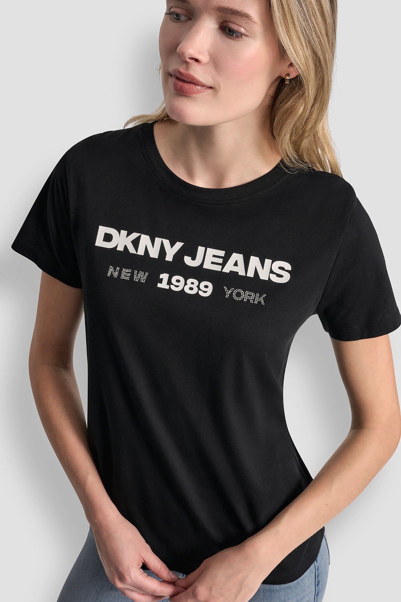 DKNY JEANS 1989 LOGO TEE VIEW 6 | Tees & Tanks