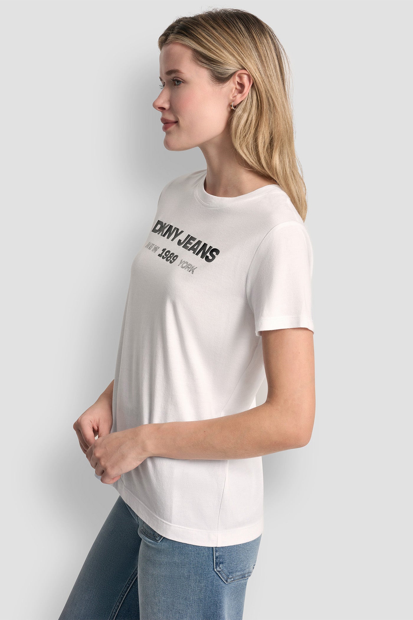 DKNY JEANS 1989 LOGO TEE VIEW 4 | Tees & Tanks