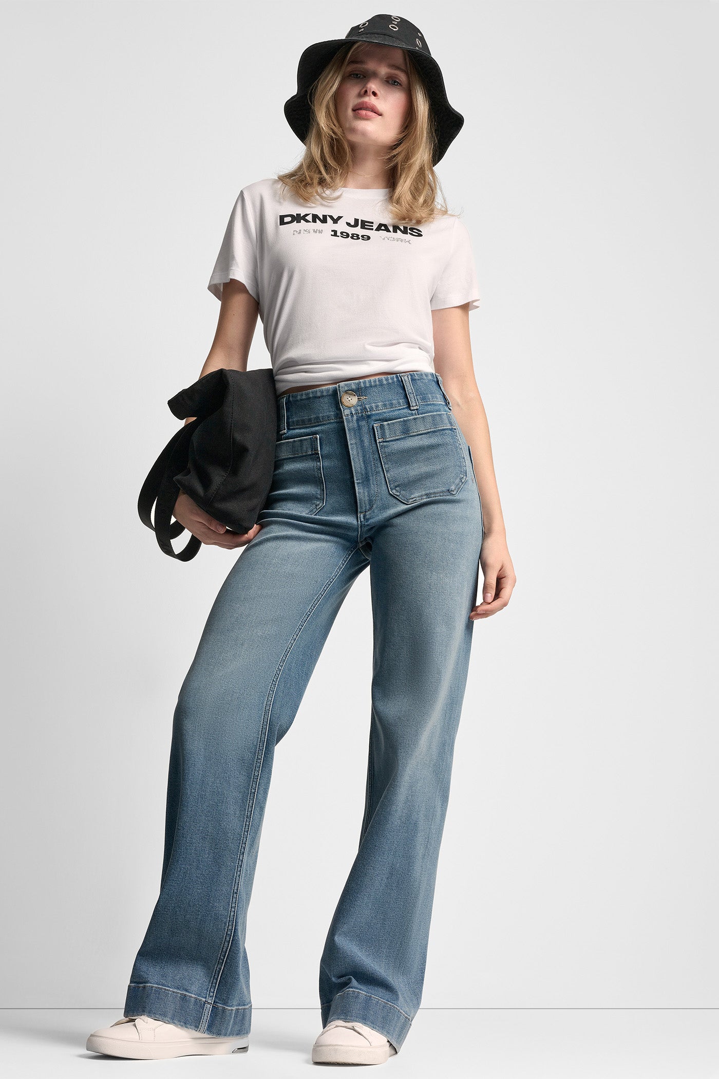 DKNY JEANS 1989 LOGO TEE VIEW 6 | Tees & Tanks