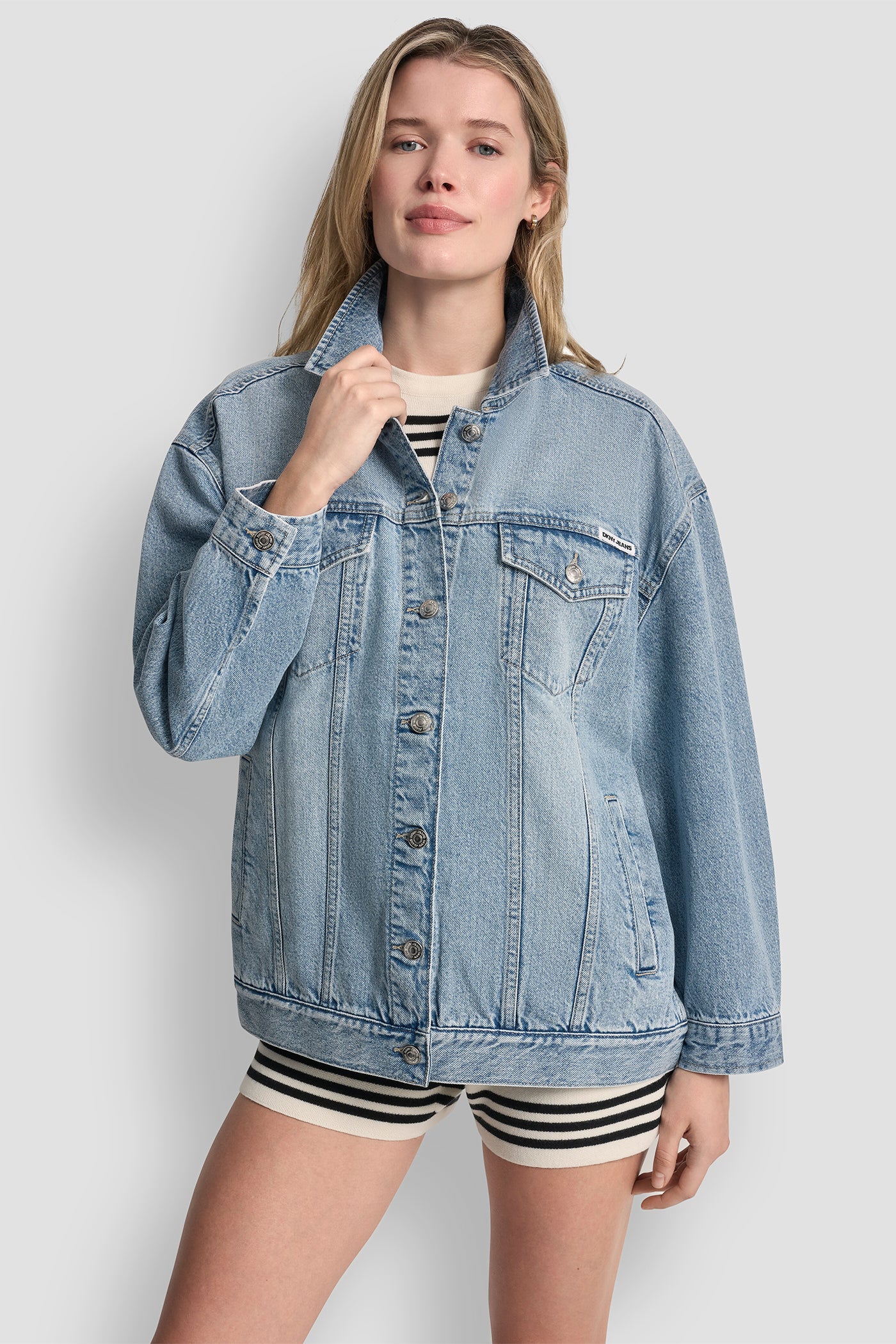 OVERSIZED TRUCKER JACKET VIEW 5 | Jackets & Blazers