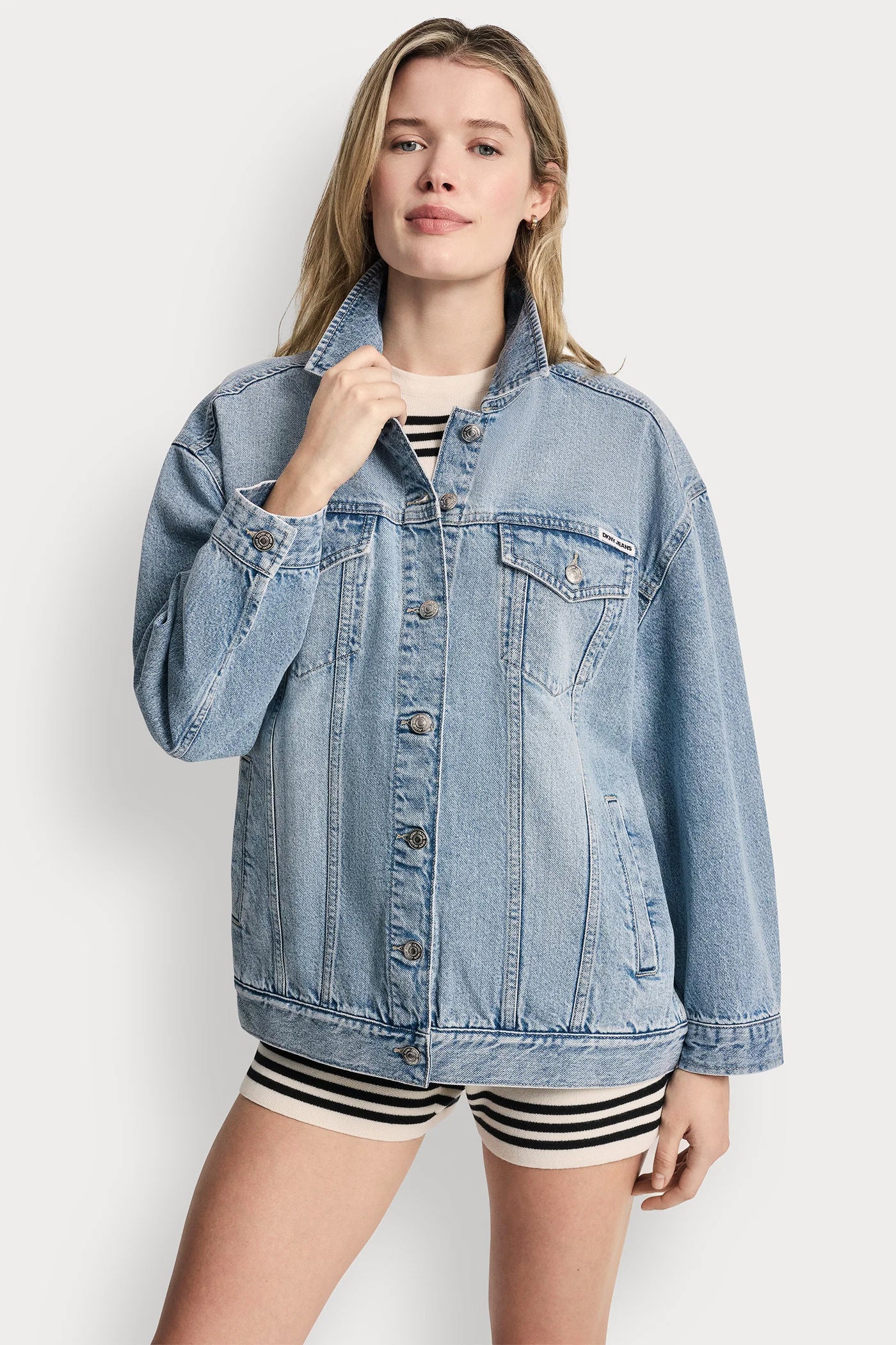 OVERSIZED TRUCKER JACKET VIEW 6 | SALE