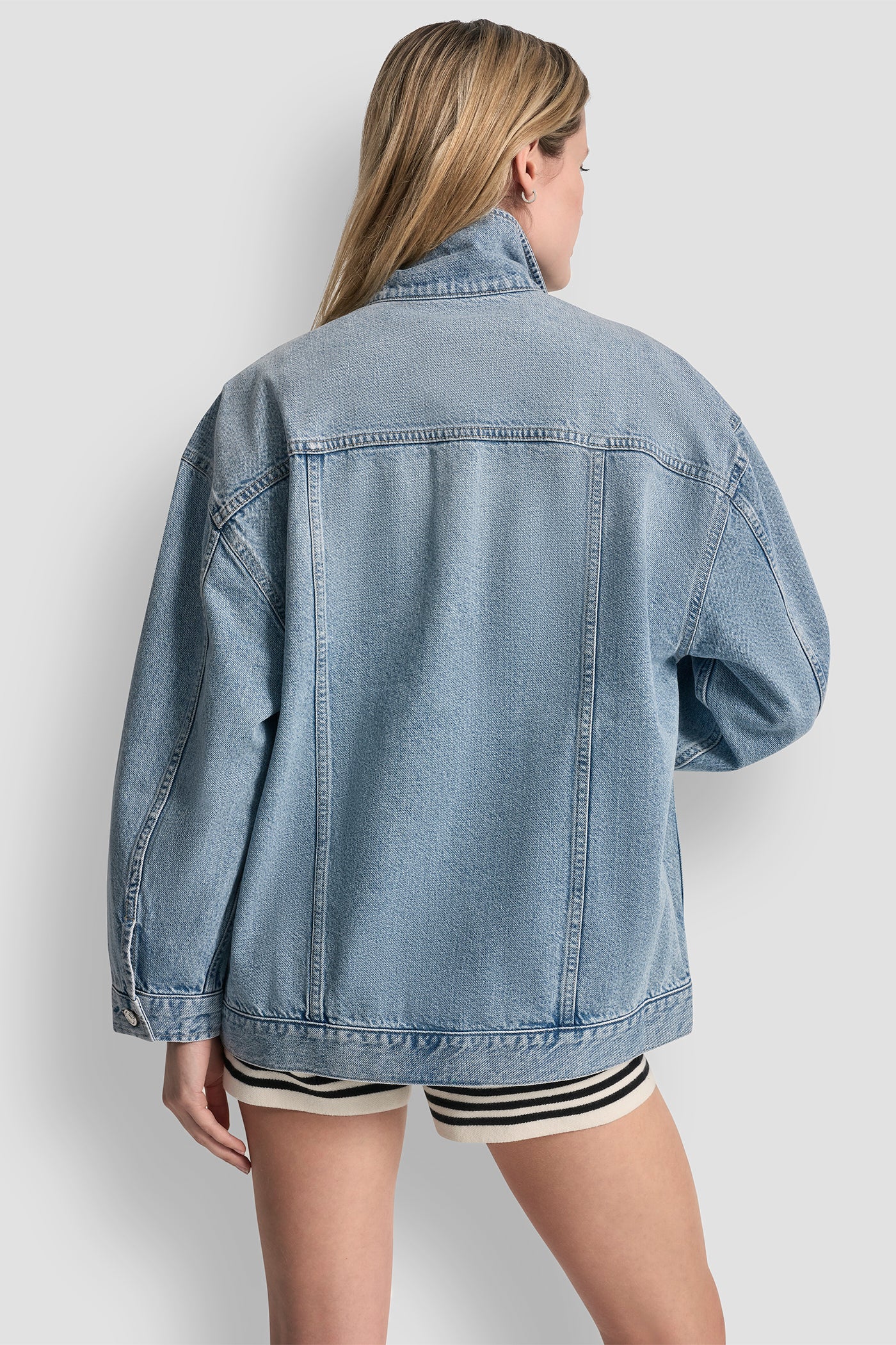 Oversized Trucker Jacket | Denim | DKNY