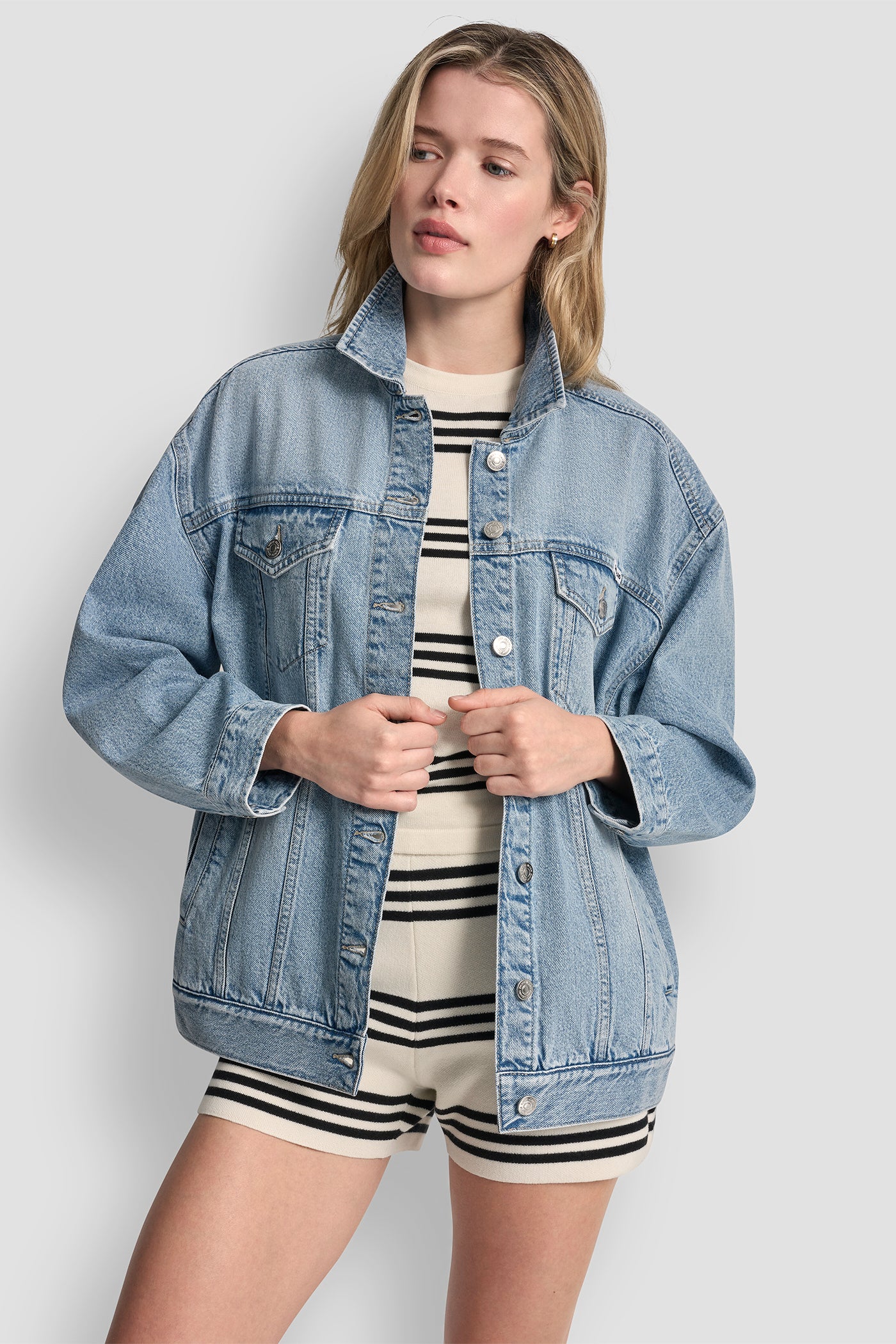 Columbia OVERSIZED TRUCKER JACKET, FRONT VIEW | Jackets & Blazers