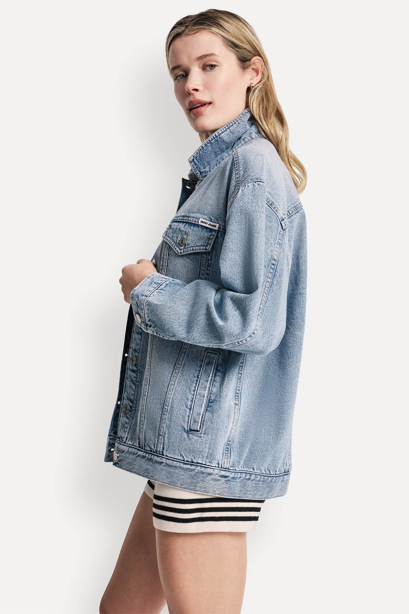 OVERSIZED TRUCKER JACKET VIEW 4