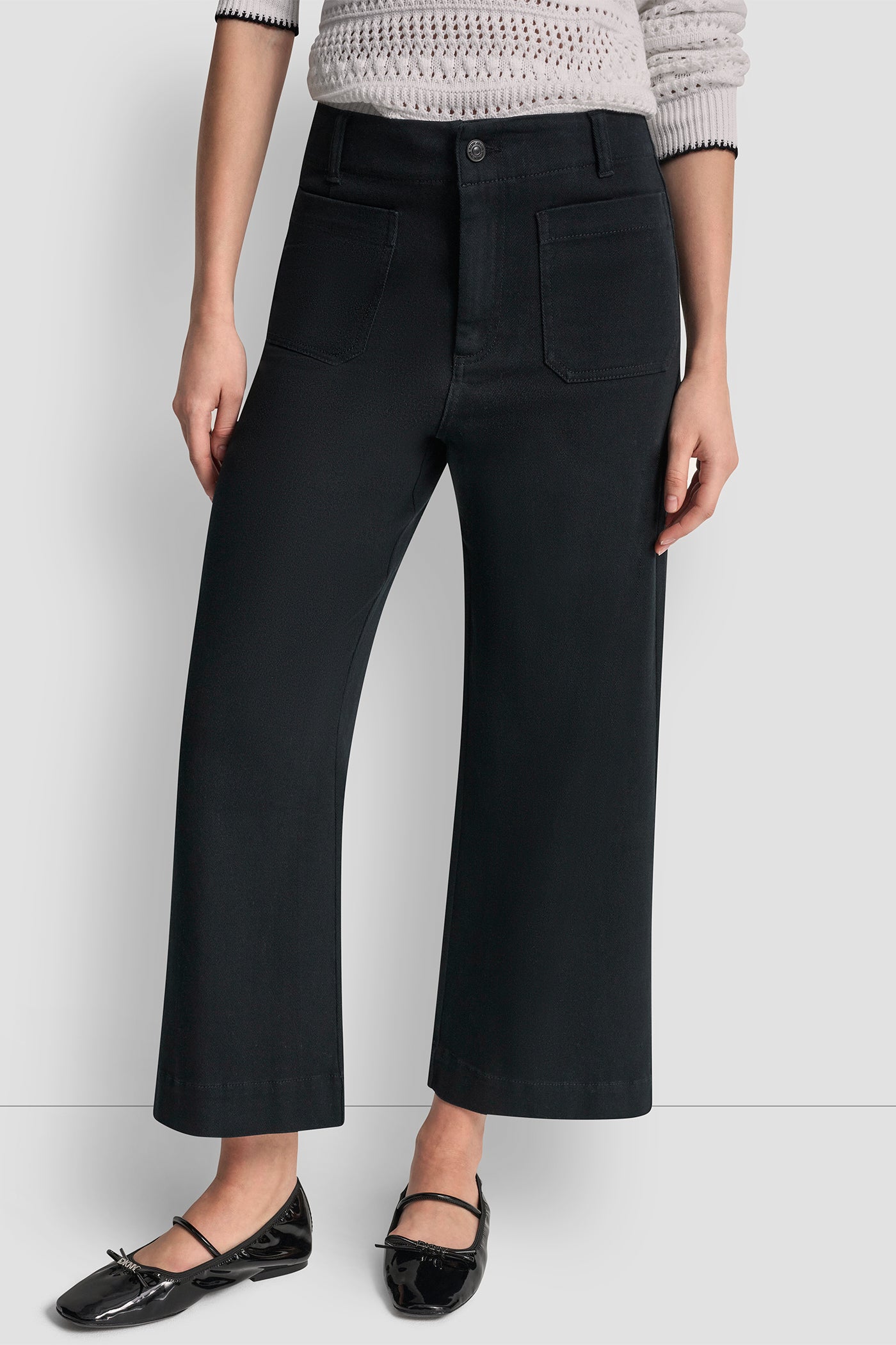 HIGH-RISE CROPPED WIDE LEG PANTS VIEW 6 | All Products