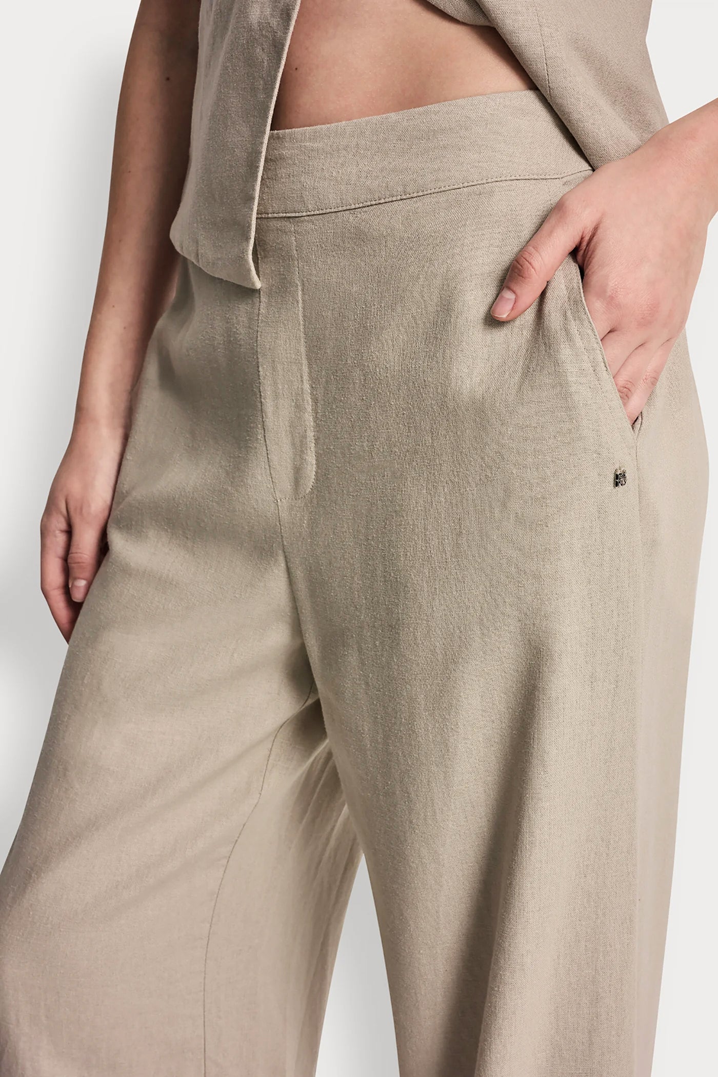 LINEN-BLEND PANT VIEW 5 | Spring 2026