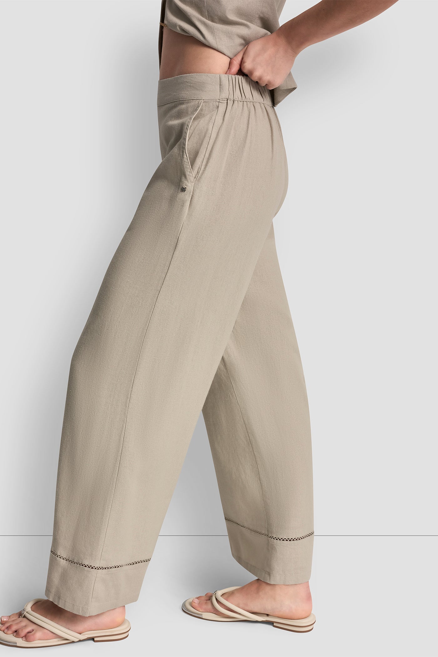 Pebble LINEN-BLEND PANT, VIEW 2 | The Vacation Edit
