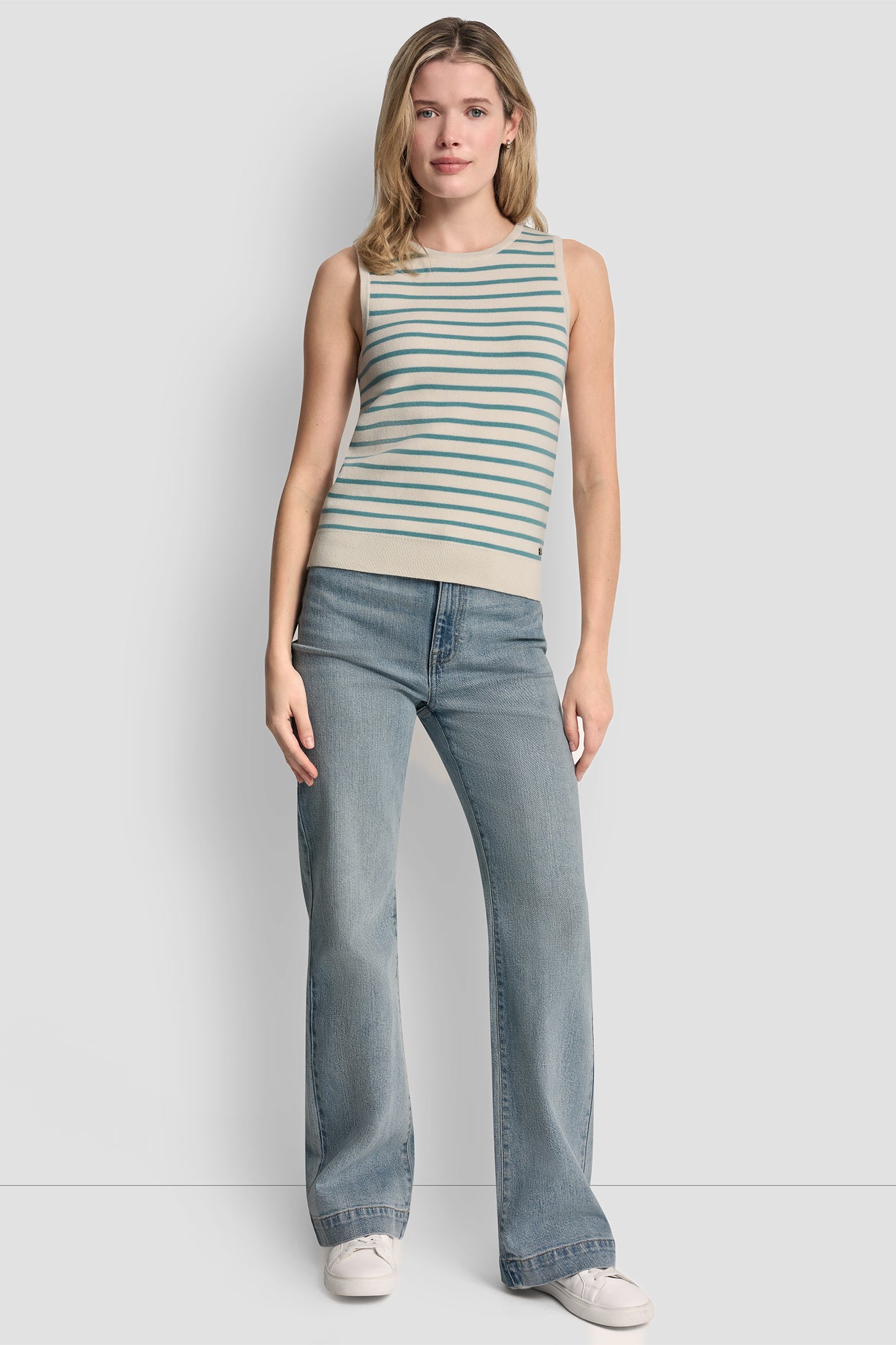 SLEEVELESS STRIPED SWEATER VIEW 5 | SPRING 2026