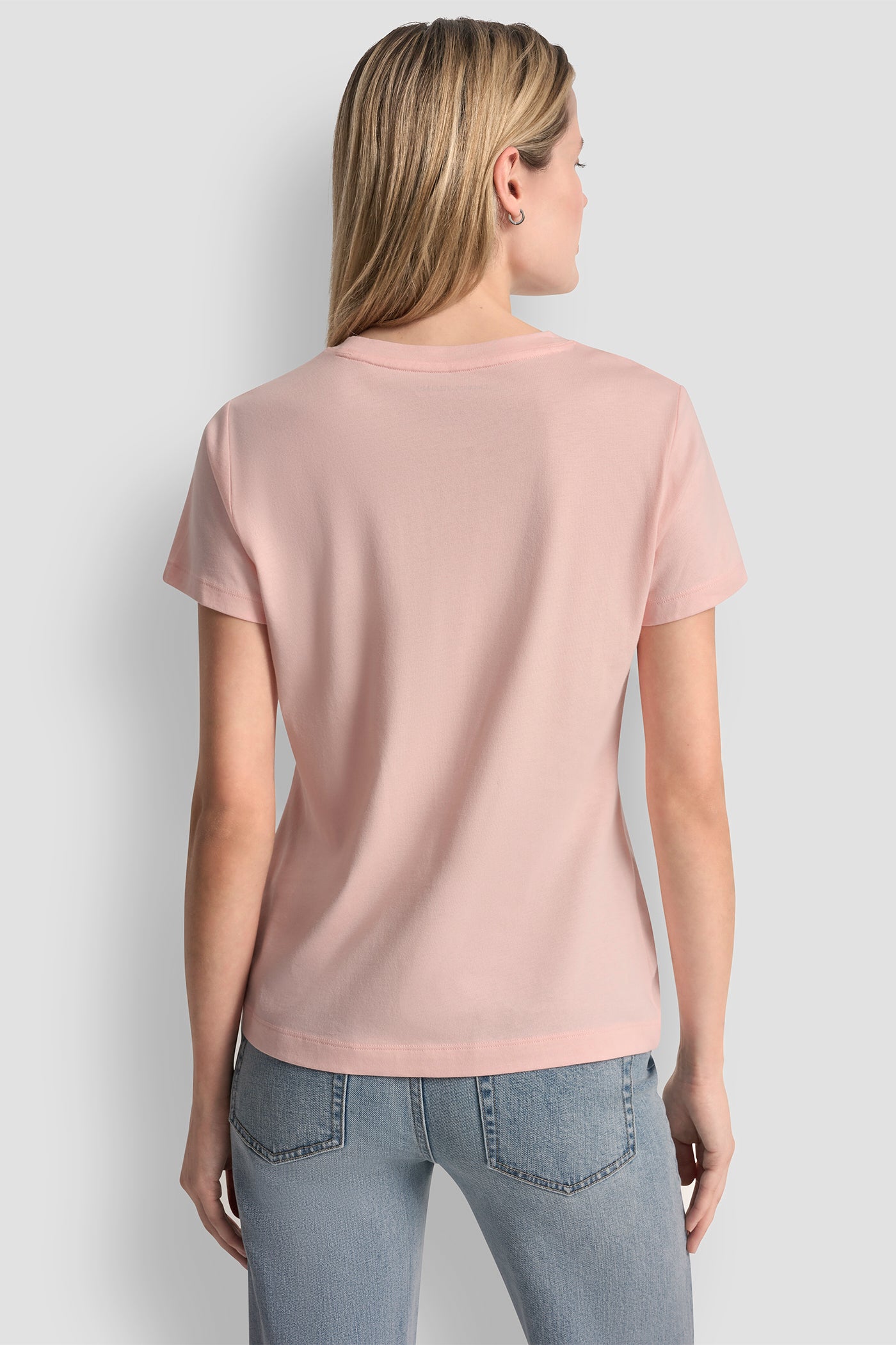 DKNY JEANS STACK LOGO RHINESTONE TEE VIEW 3 | Tees & Tanks