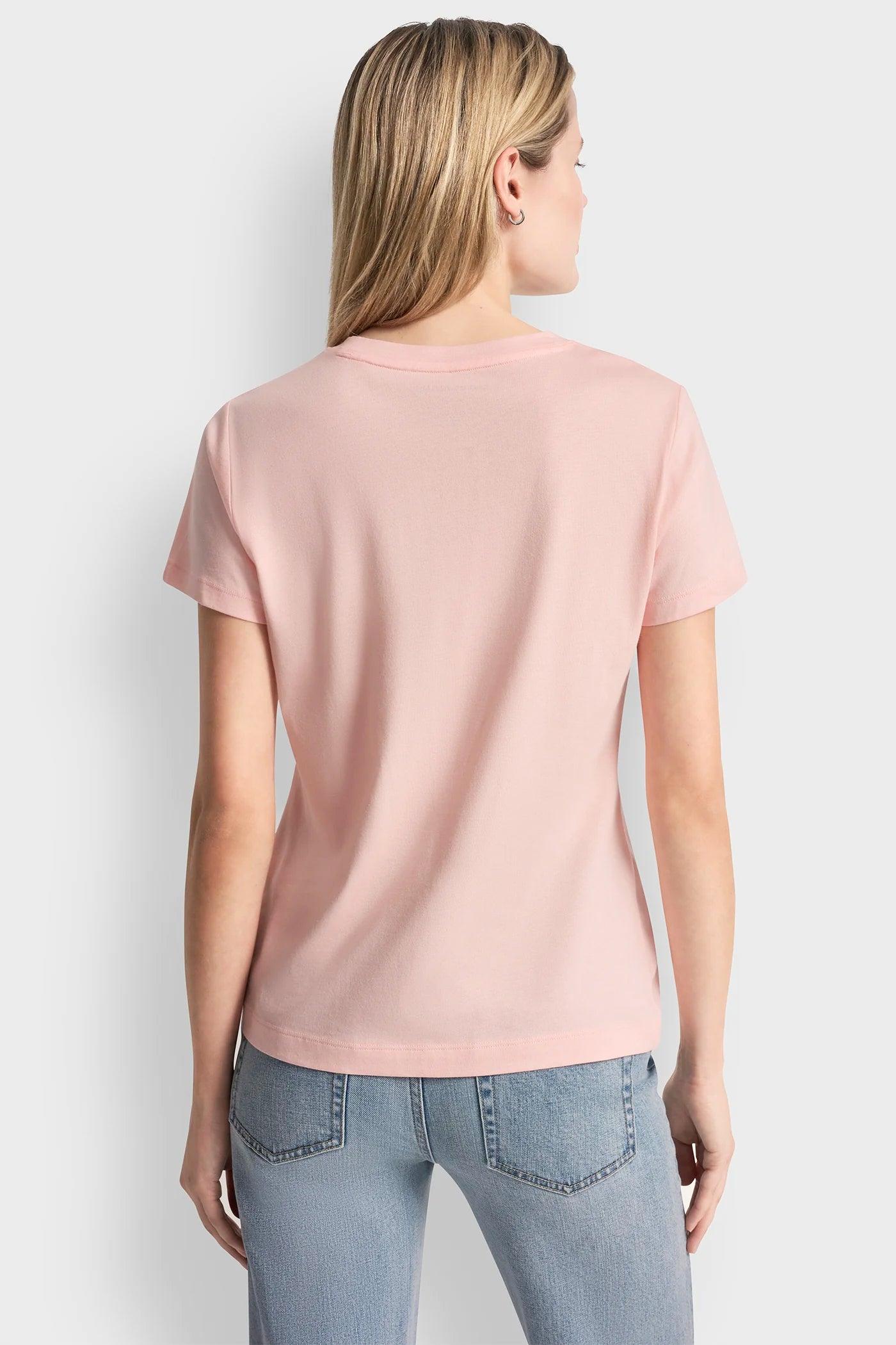 DKNY JEANS STACK LOGO RHINESTONE TEE VIEW 3 | SELECT STYLES
