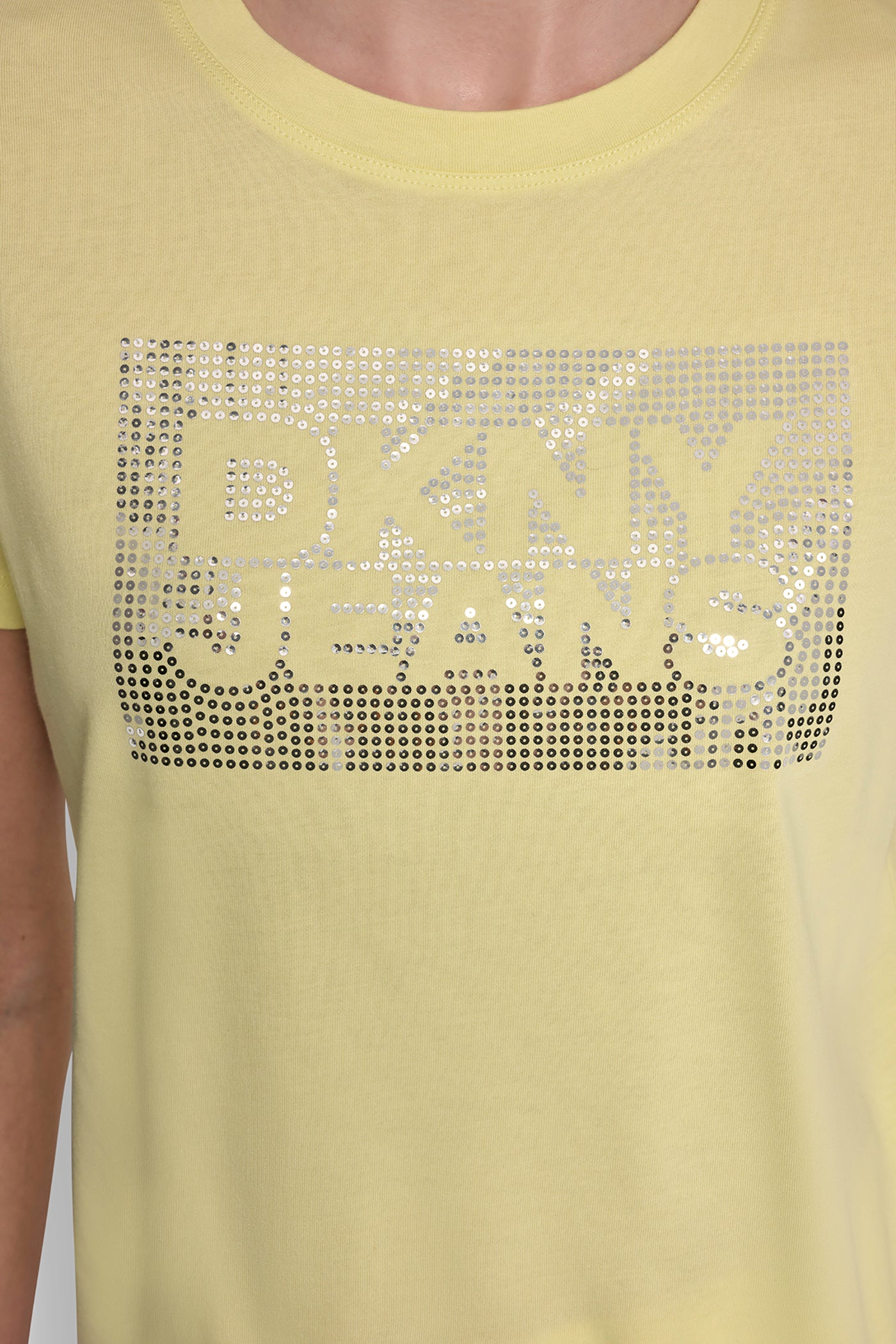 DKNY JEANS STACK LOGO RHINESTONE TEE VIEW 7 | DKNY JEANS