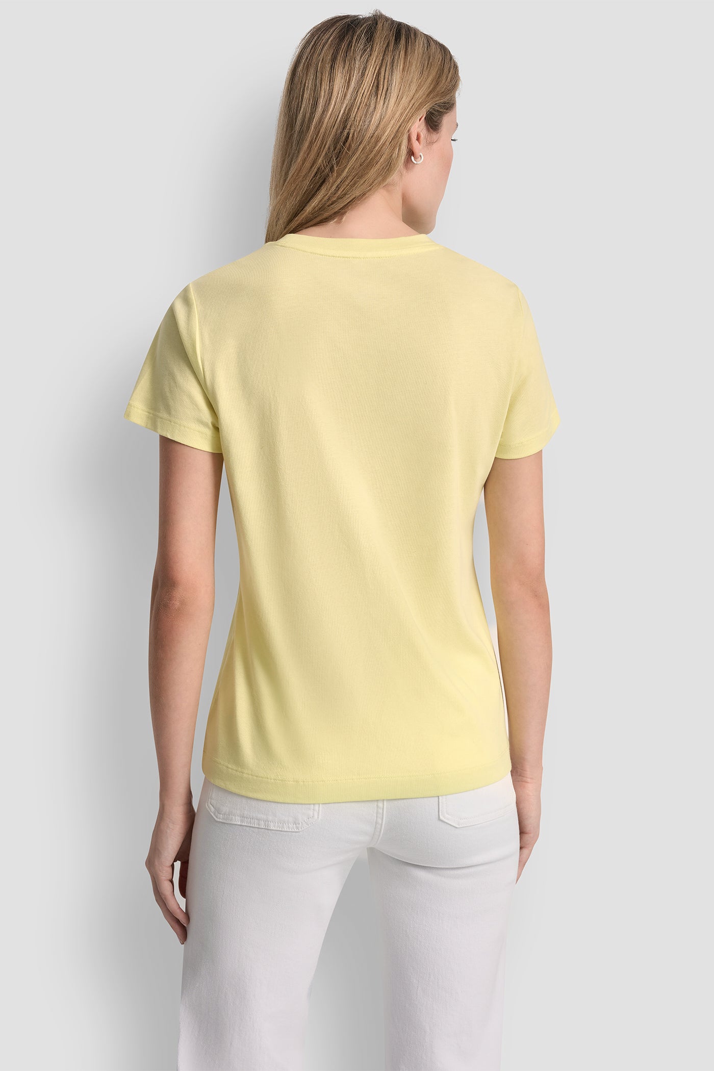 DKNY JEANS STACK LOGO RHINESTONE TEE VIEW 3 | DKNY JEANS