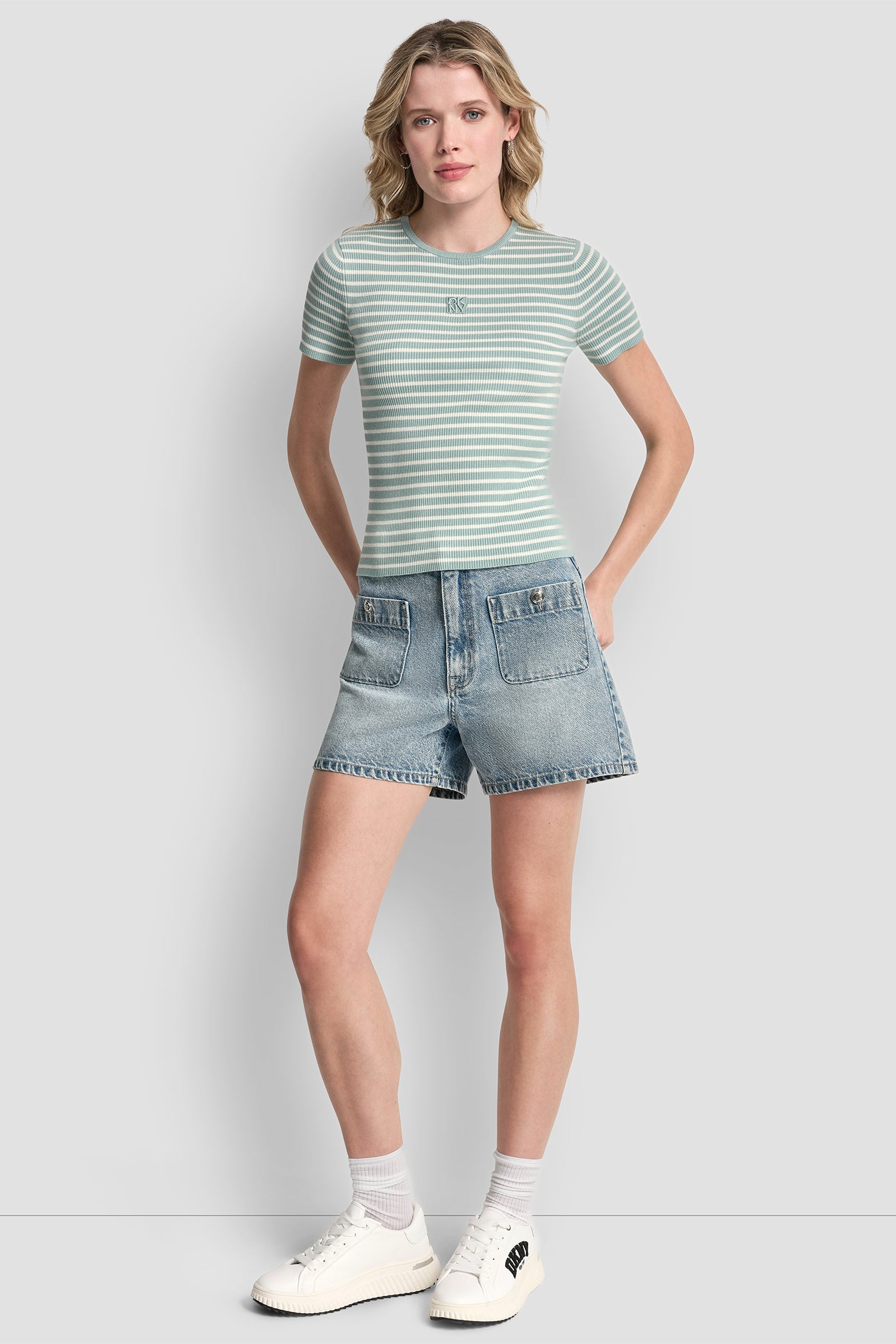 CREW NECK STRIPED TEE VIEW 5 | SPRING 2026