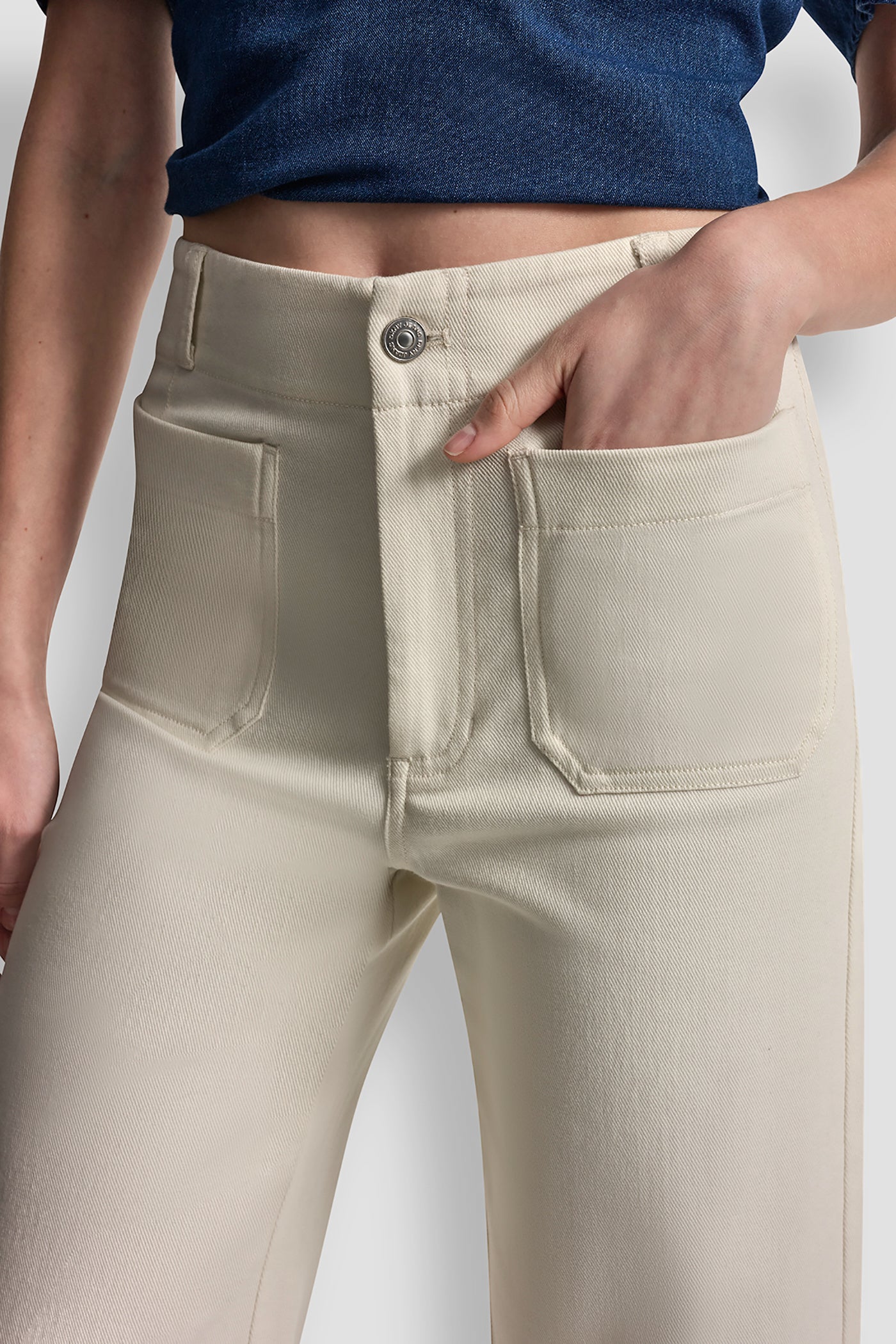 HIGH-RISE CROPPED WIDE LEG PANTS VIEW 5 | NEW NEUTRALS