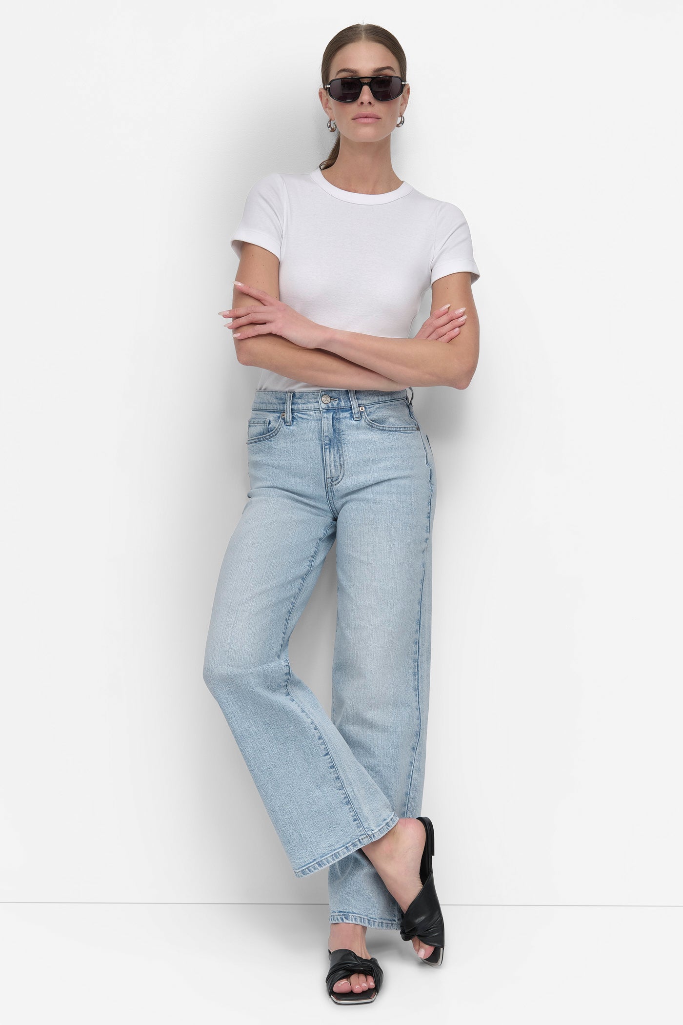 HIGH-RISE TAILORED WIDE LEG JEAN VIEW 6 | Gifts Under $100
