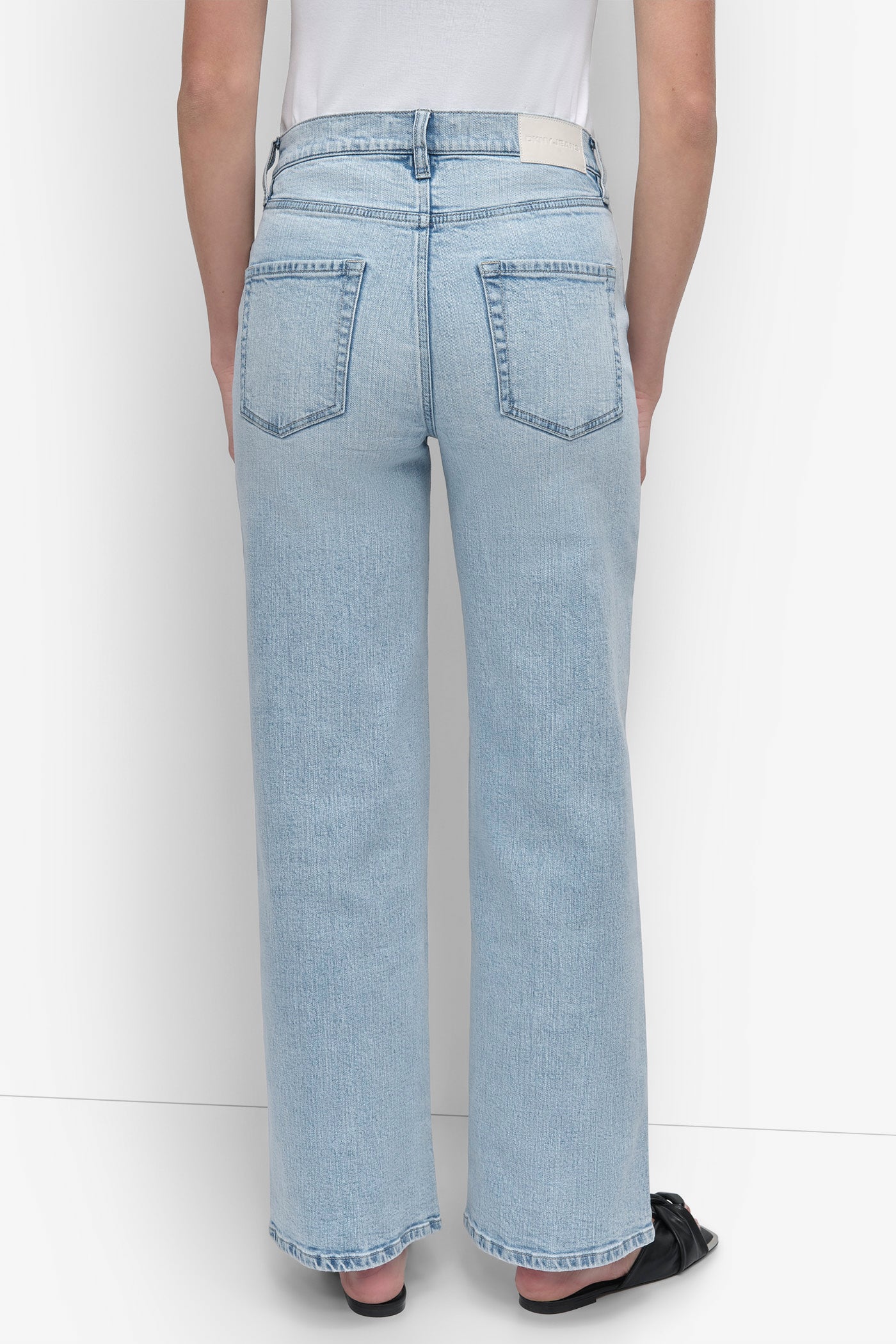 DOYERS HIGH-RISE TAILORED WIDE LEG JEAN, BACK VIEW | Gifts Under $100